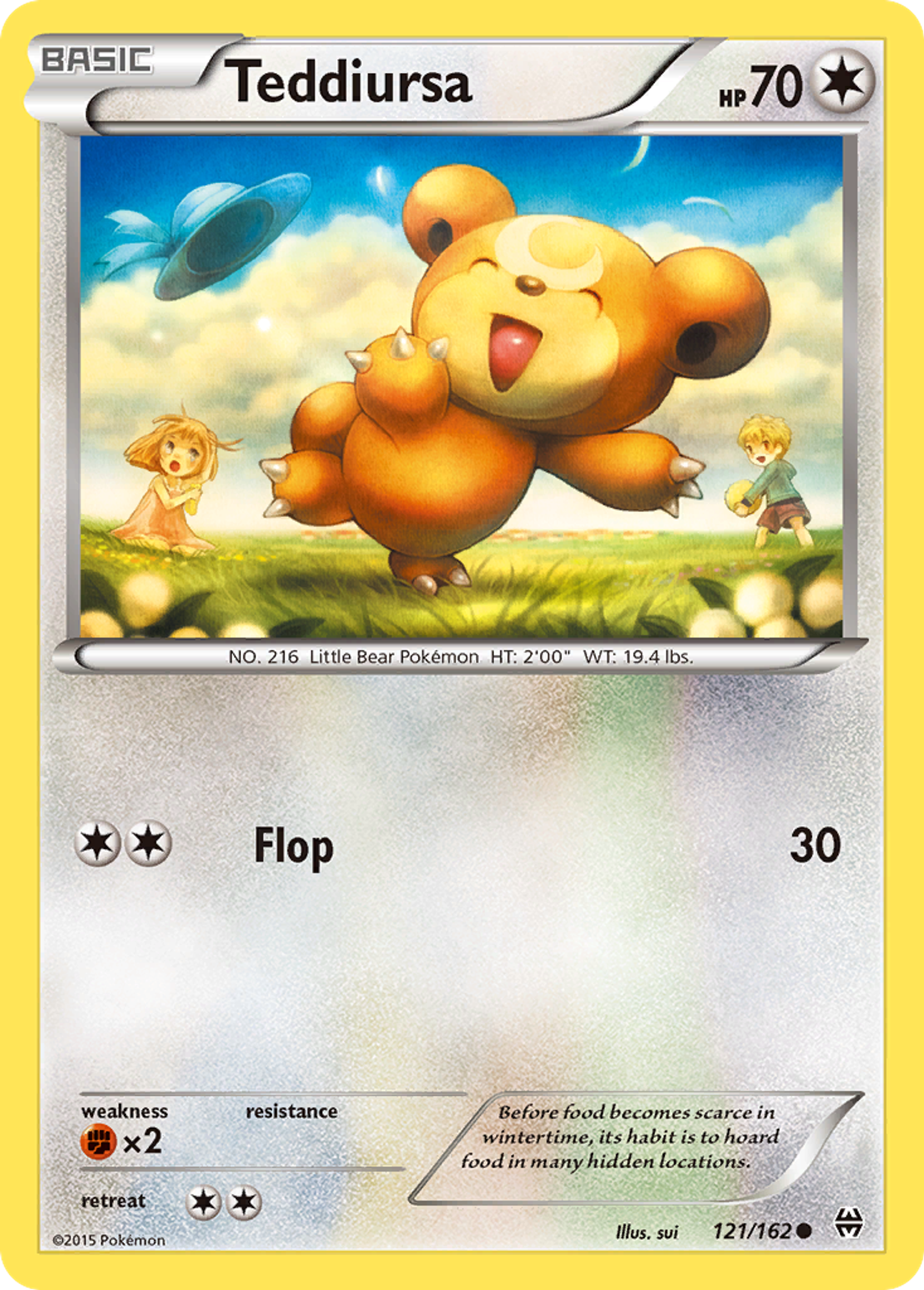 Teddiursa — XY - BREAKthrough — Pokemon