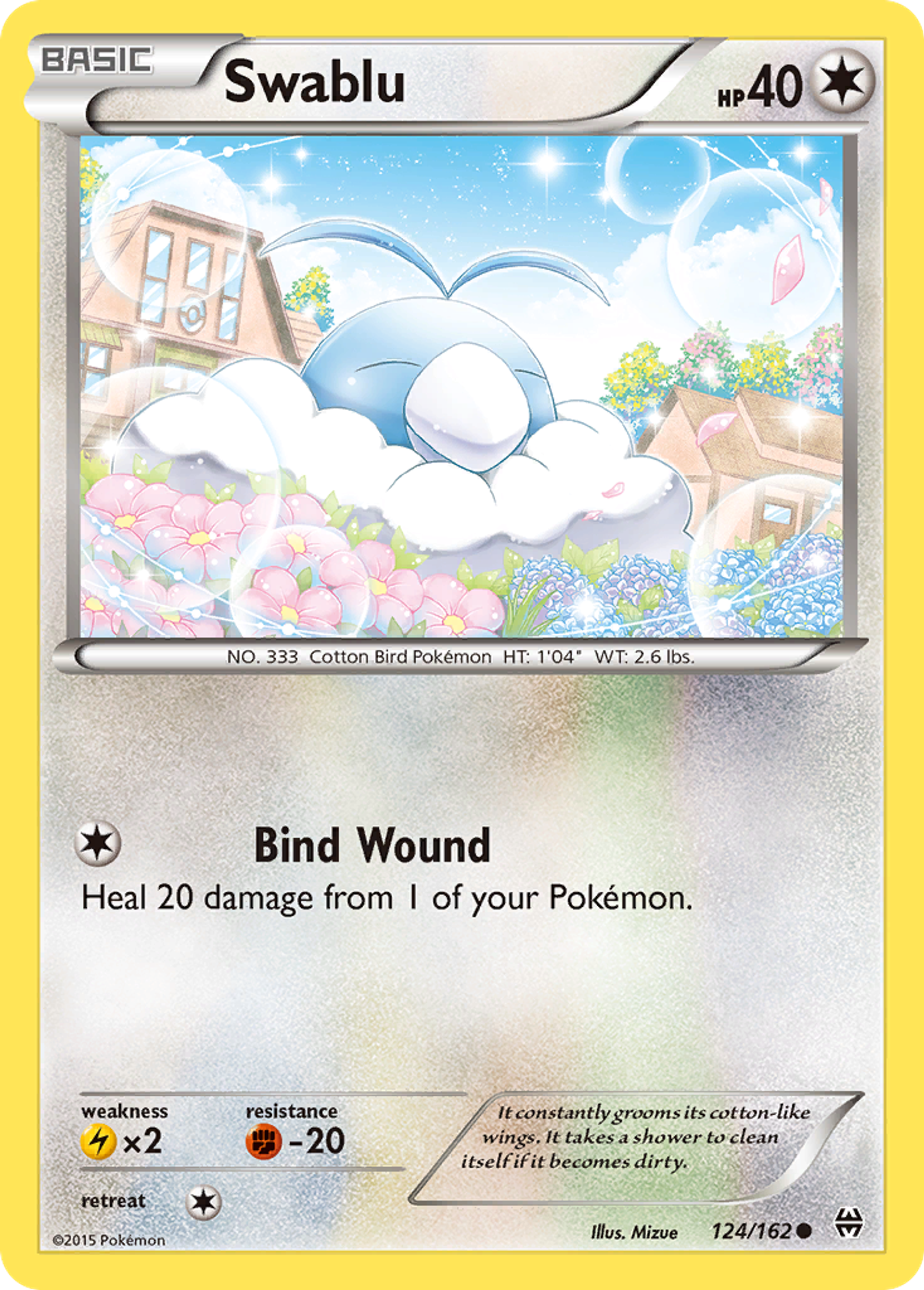 Swablu — XY - BREAKthrough — Pokemon