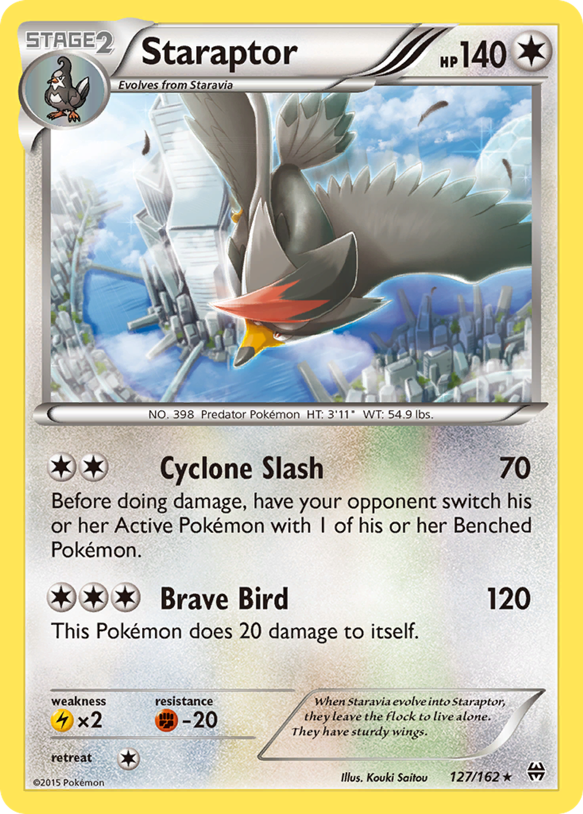 Staraptor — XY - BREAKthrough — Pokemon