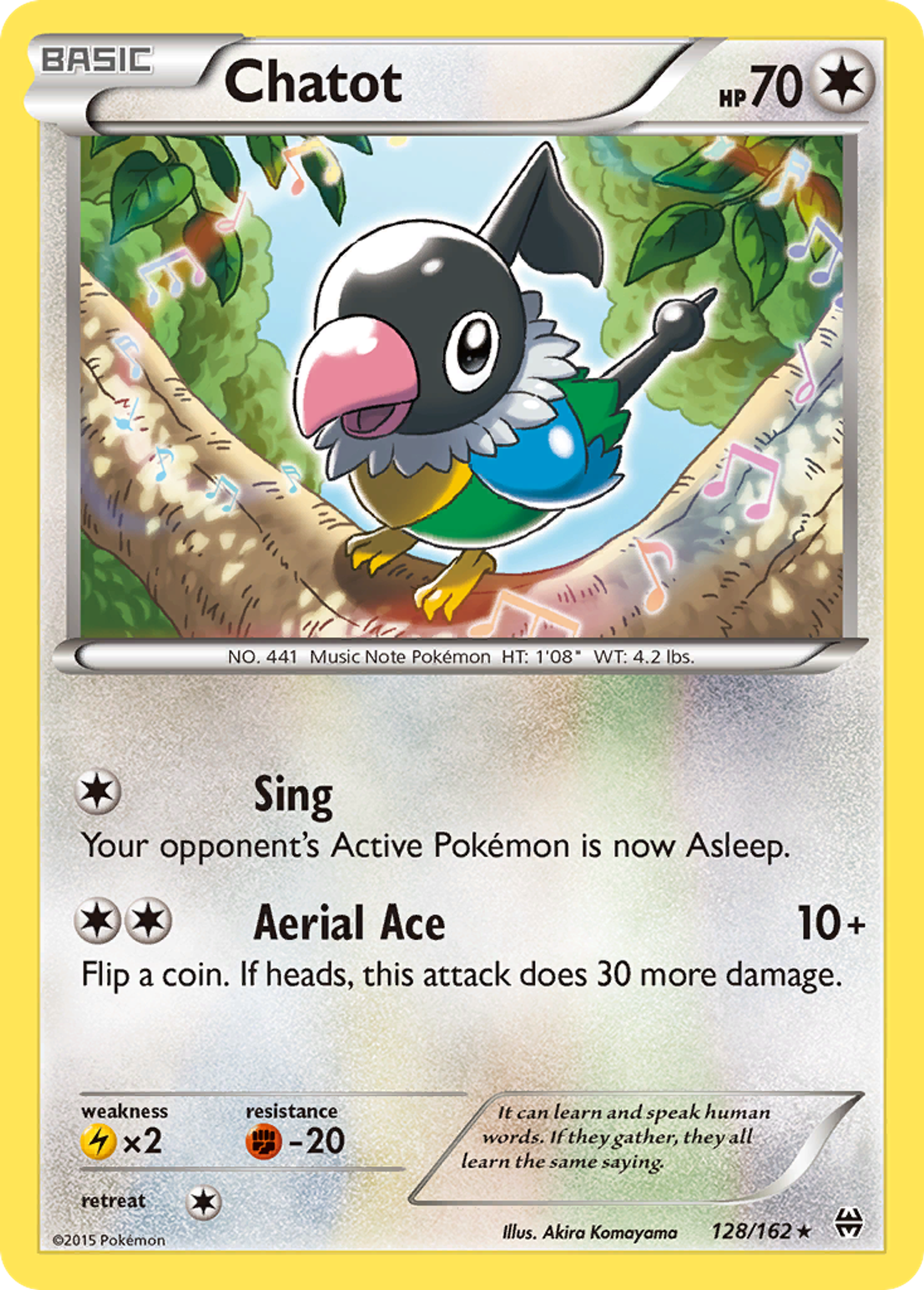 Chatot — XY - BREAKthrough — Pokemon