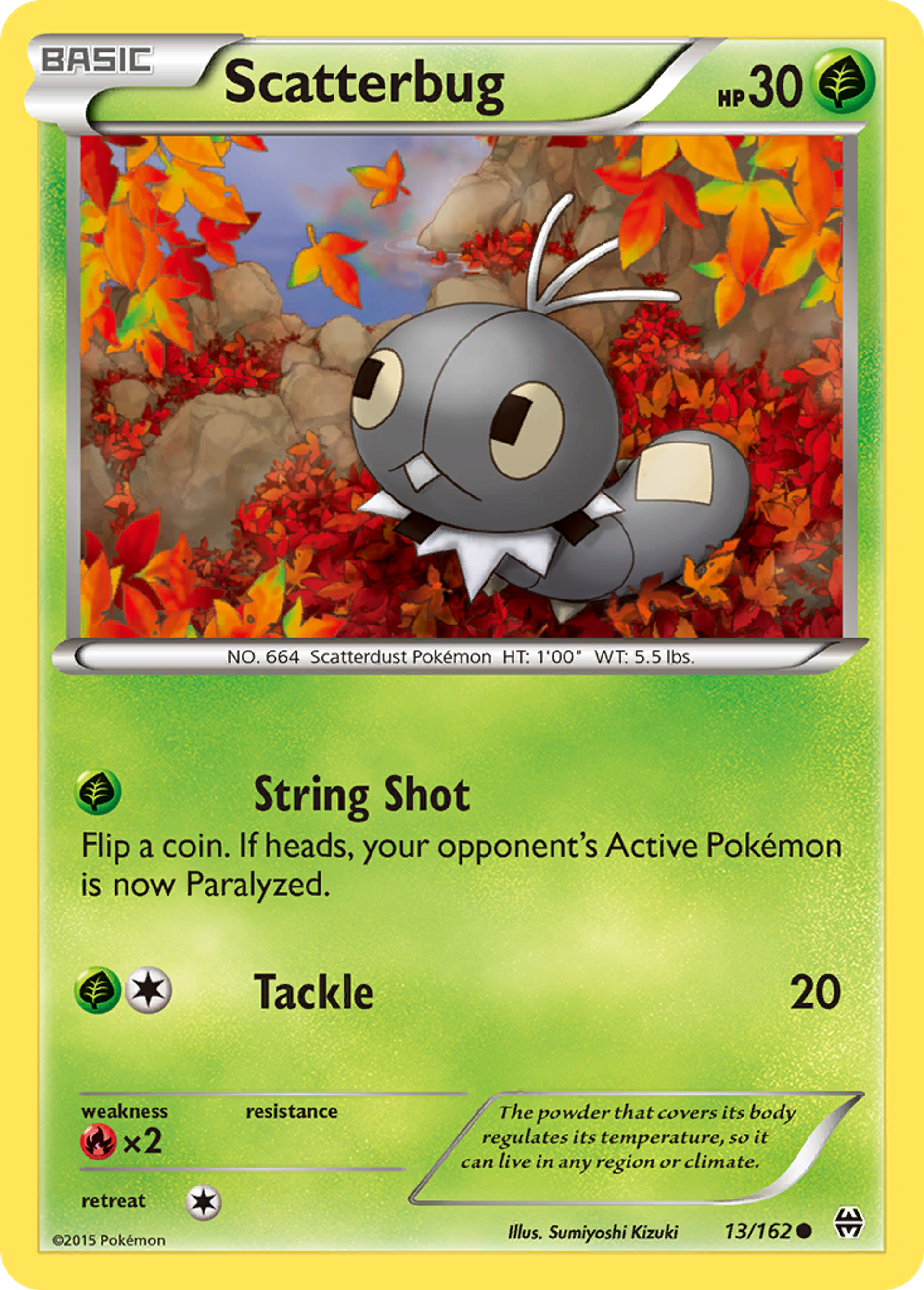 Scatterbug — XY - BREAKthrough — Pokémon