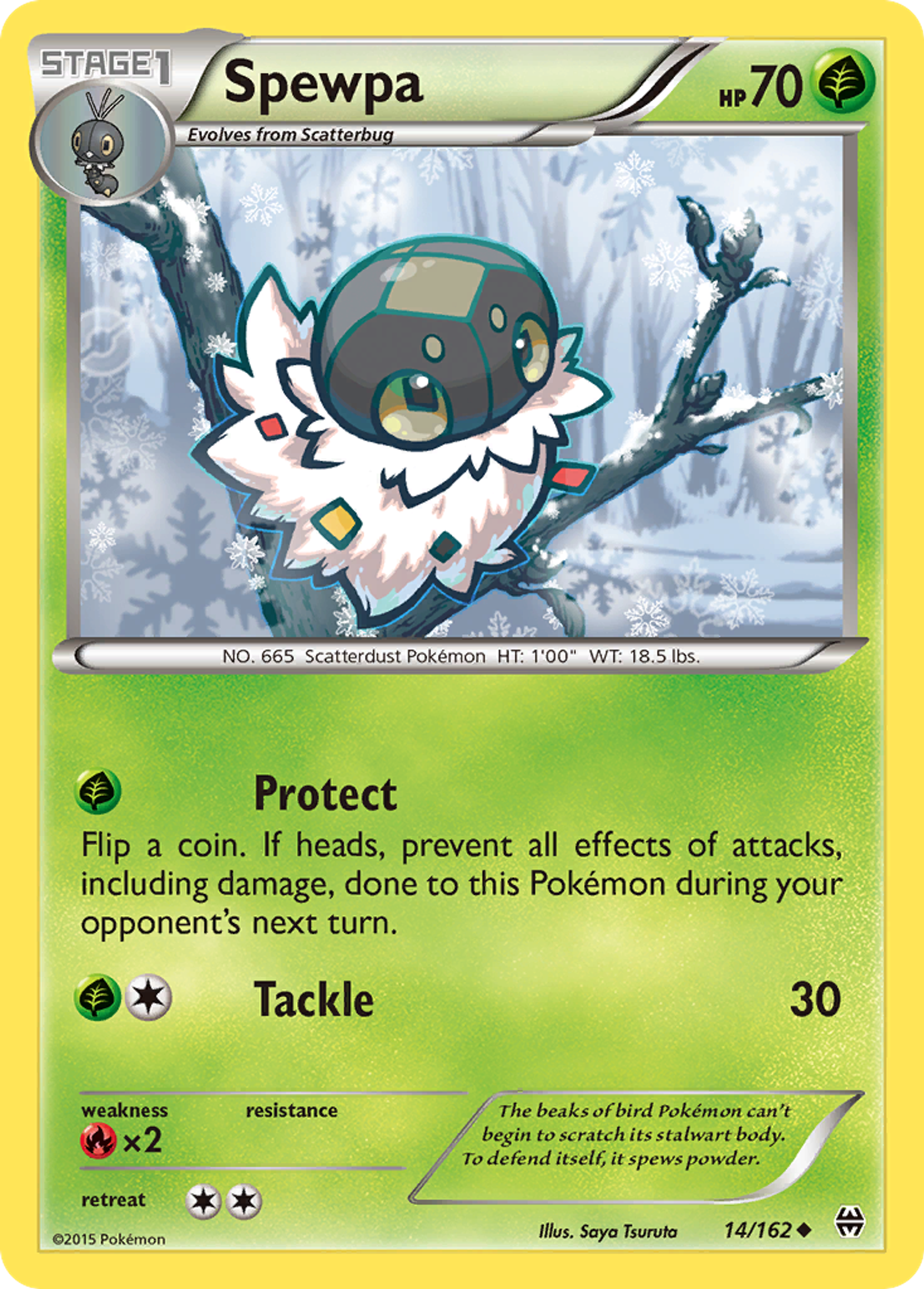 Spewpa — XY - BREAKthrough — Pokemon