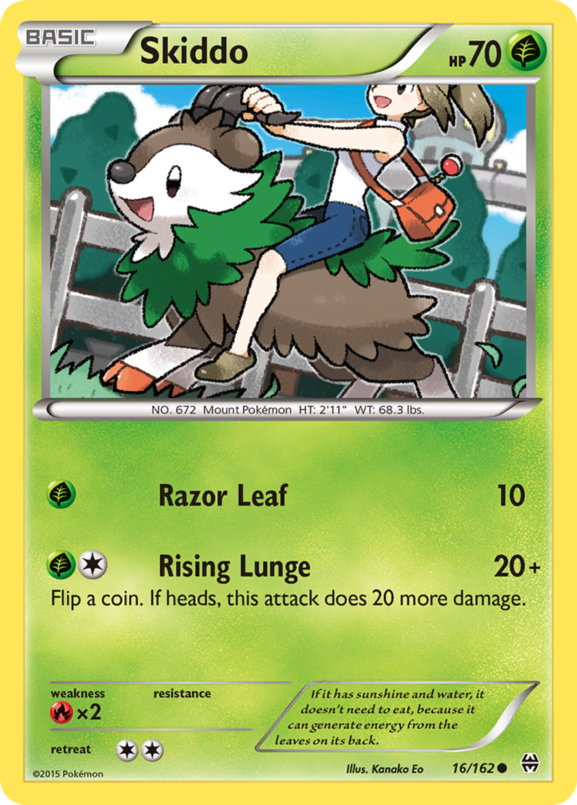 Skiddo — XY - BREAKthrough — Pokemon