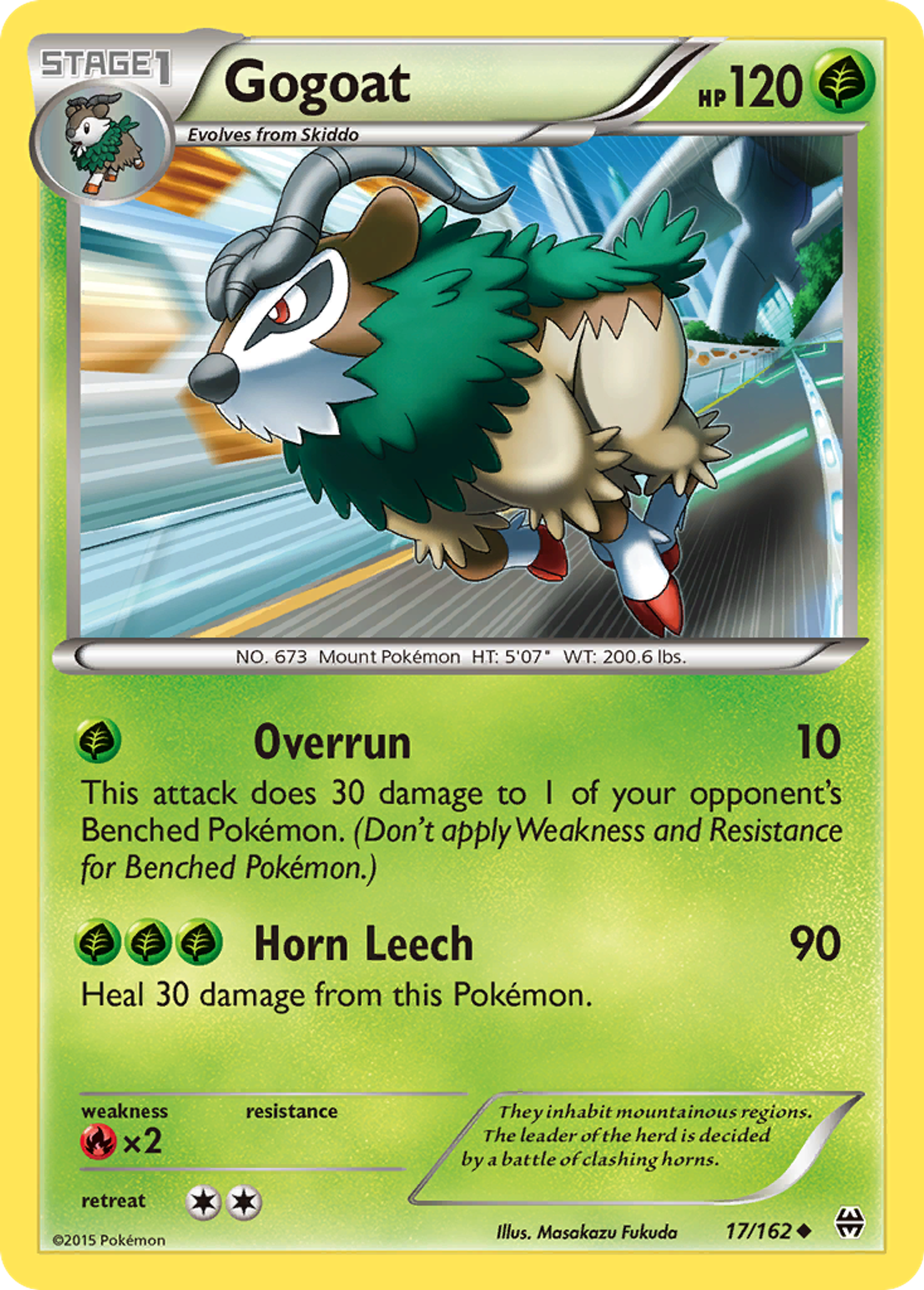 Gogoat — XY - BREAKthrough — Pokemon