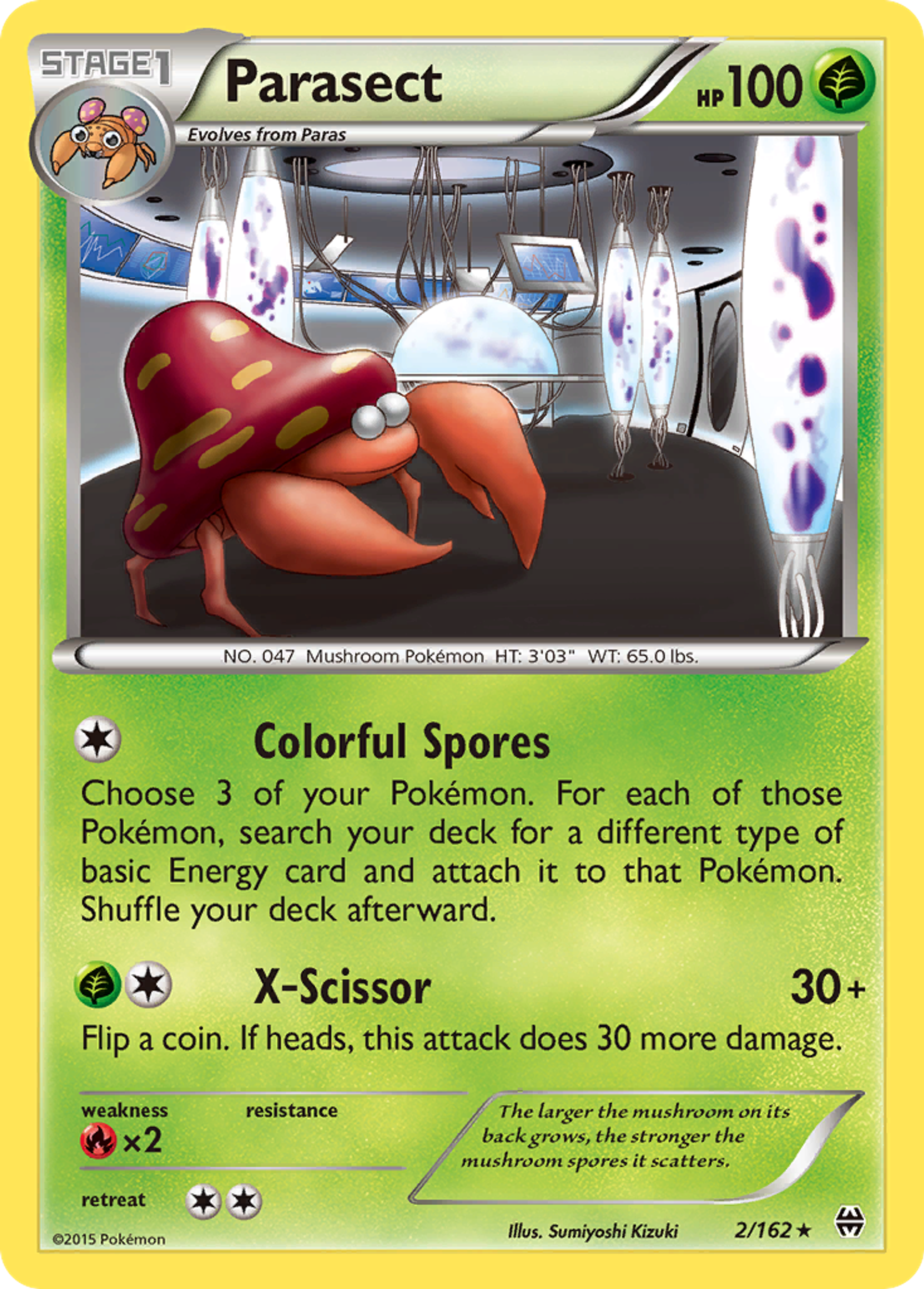 Parasect — XY - BREAKthrough — Pokemon
