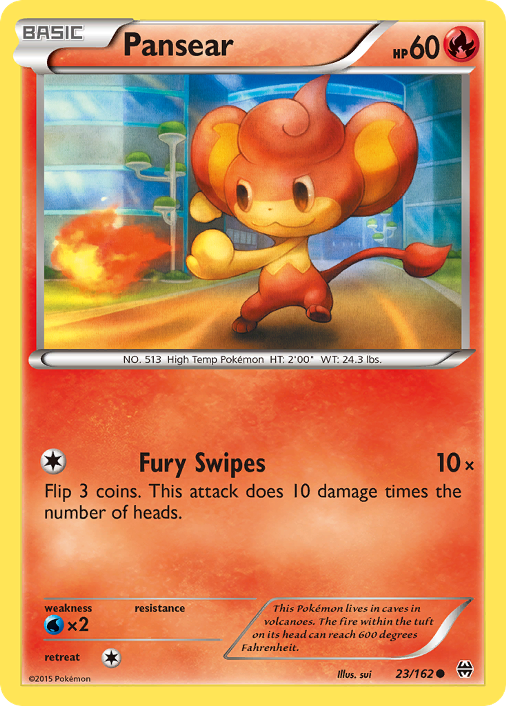 Pansear — XY - BREAKthrough — Pokemon