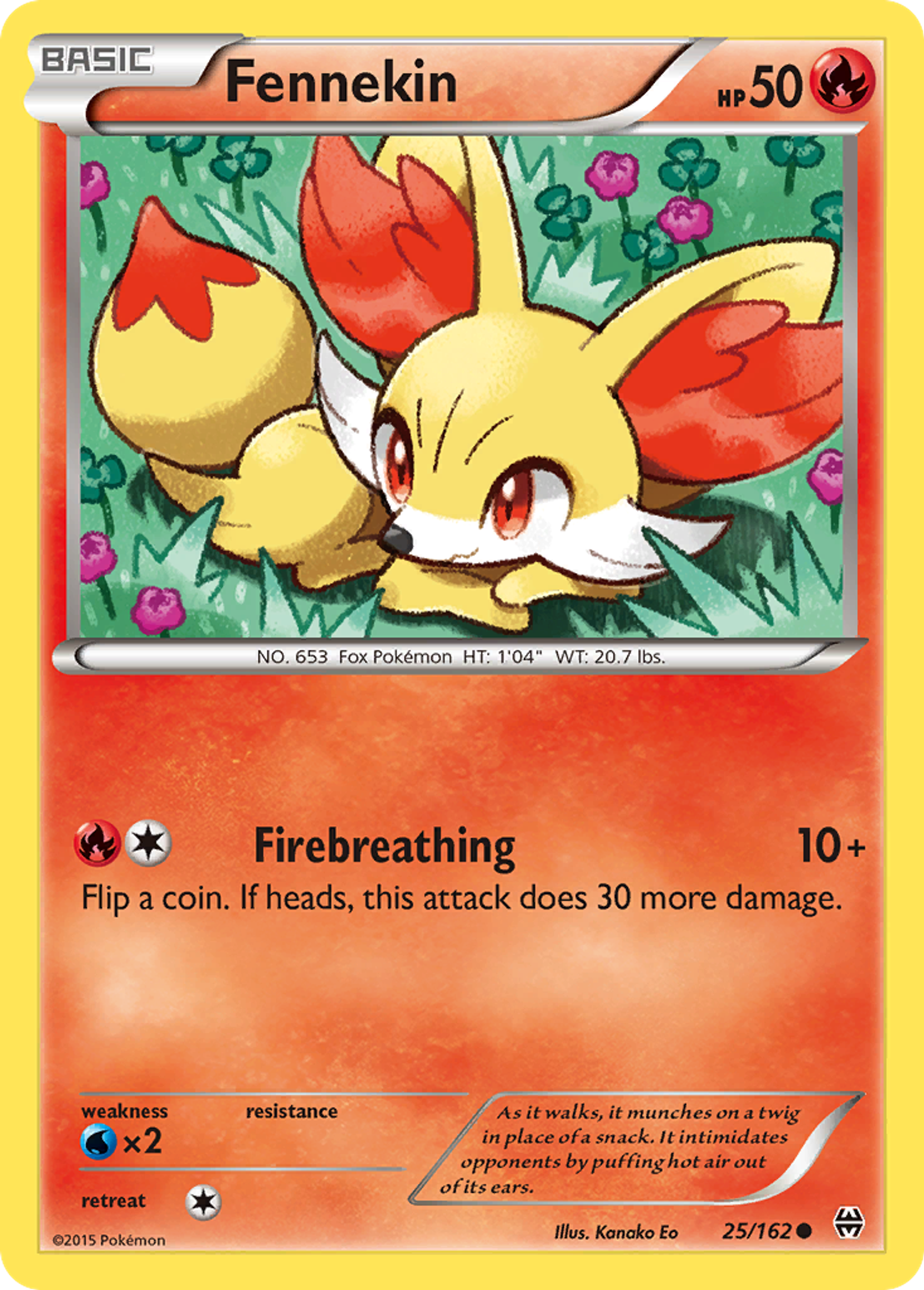 Fennekin — XY - BREAKthrough — Pokemon