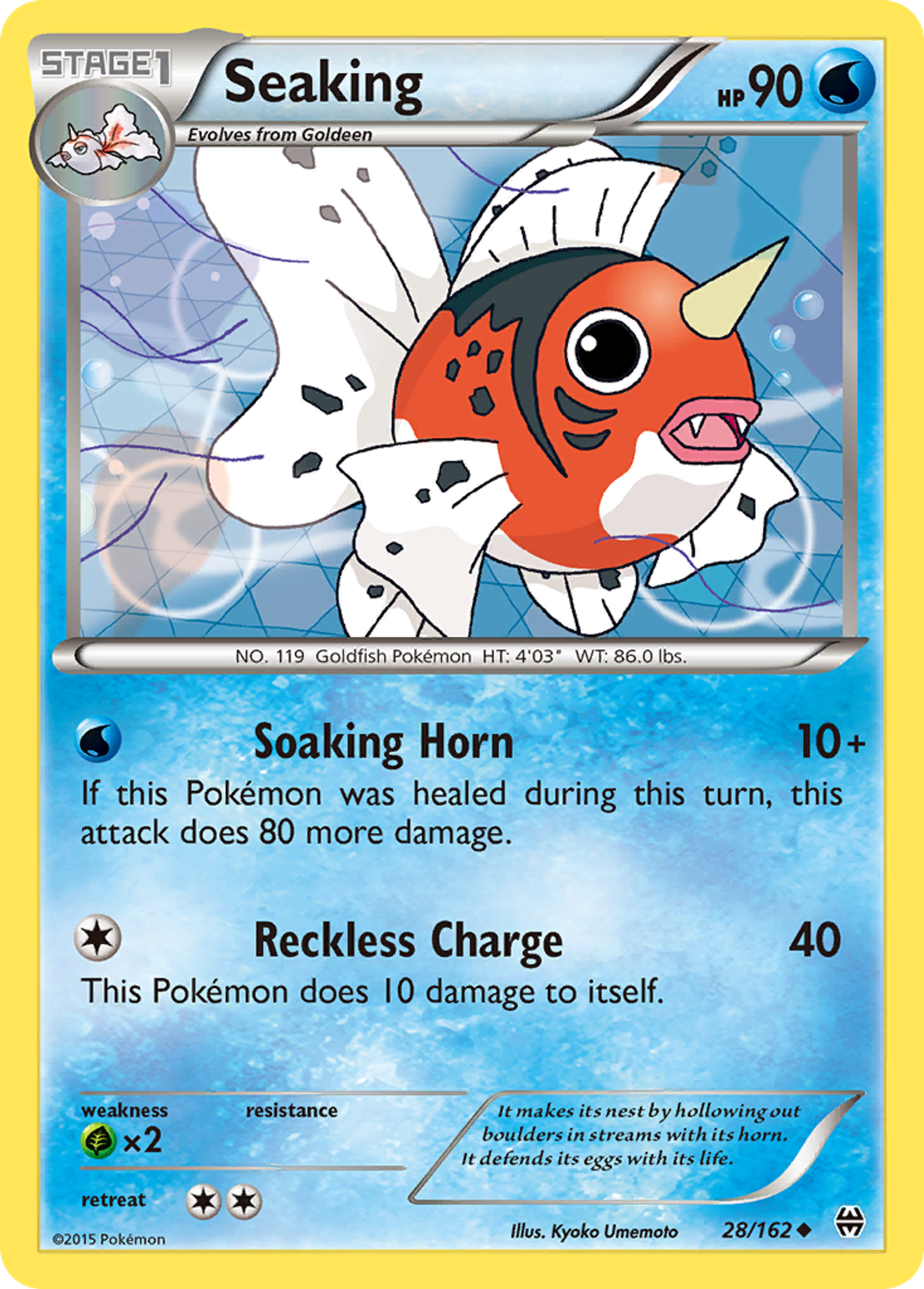 Seaking — XY - BREAKthrough — Pokémon