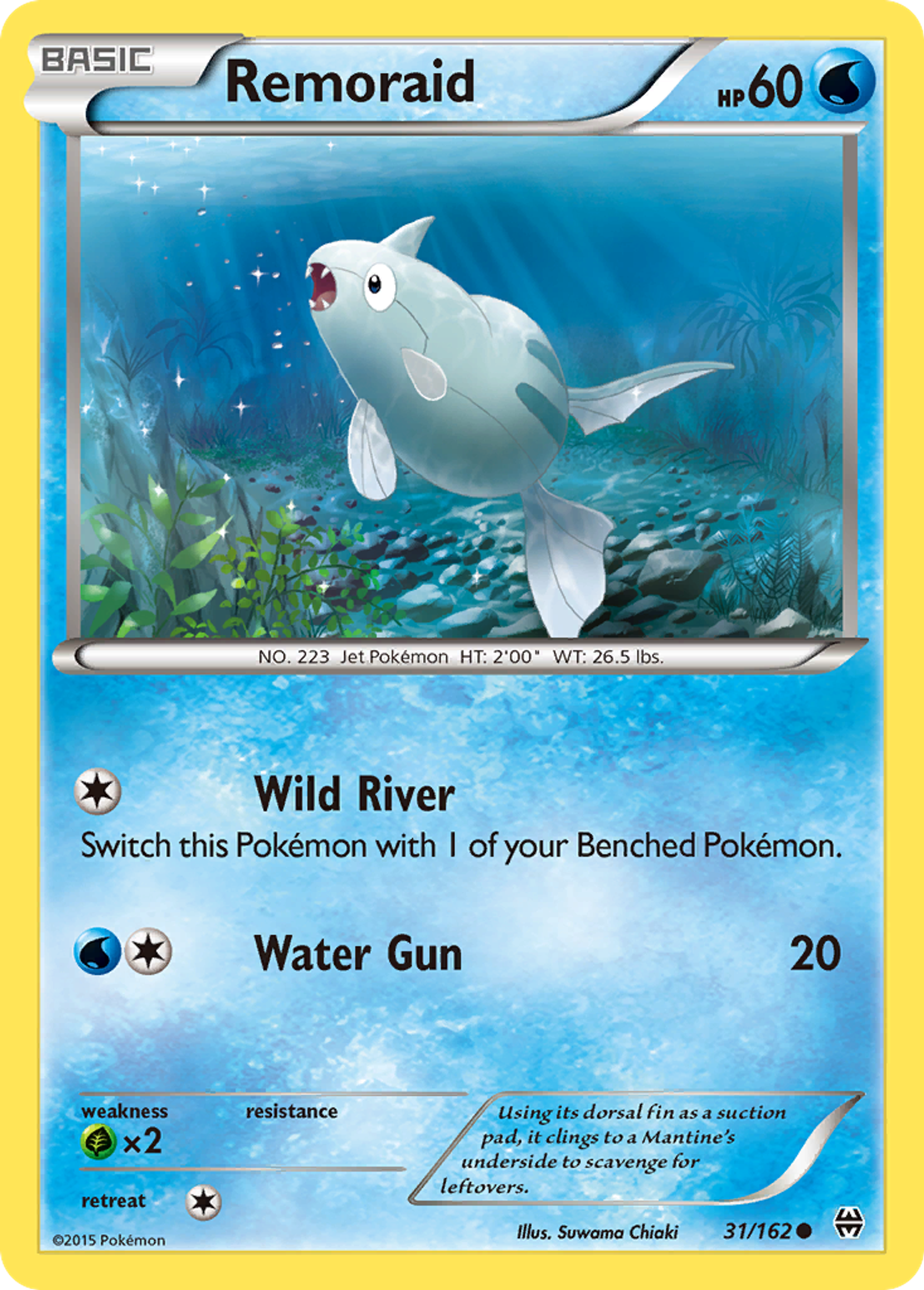 Remoraid — XY - BREAKthrough — Pokemon