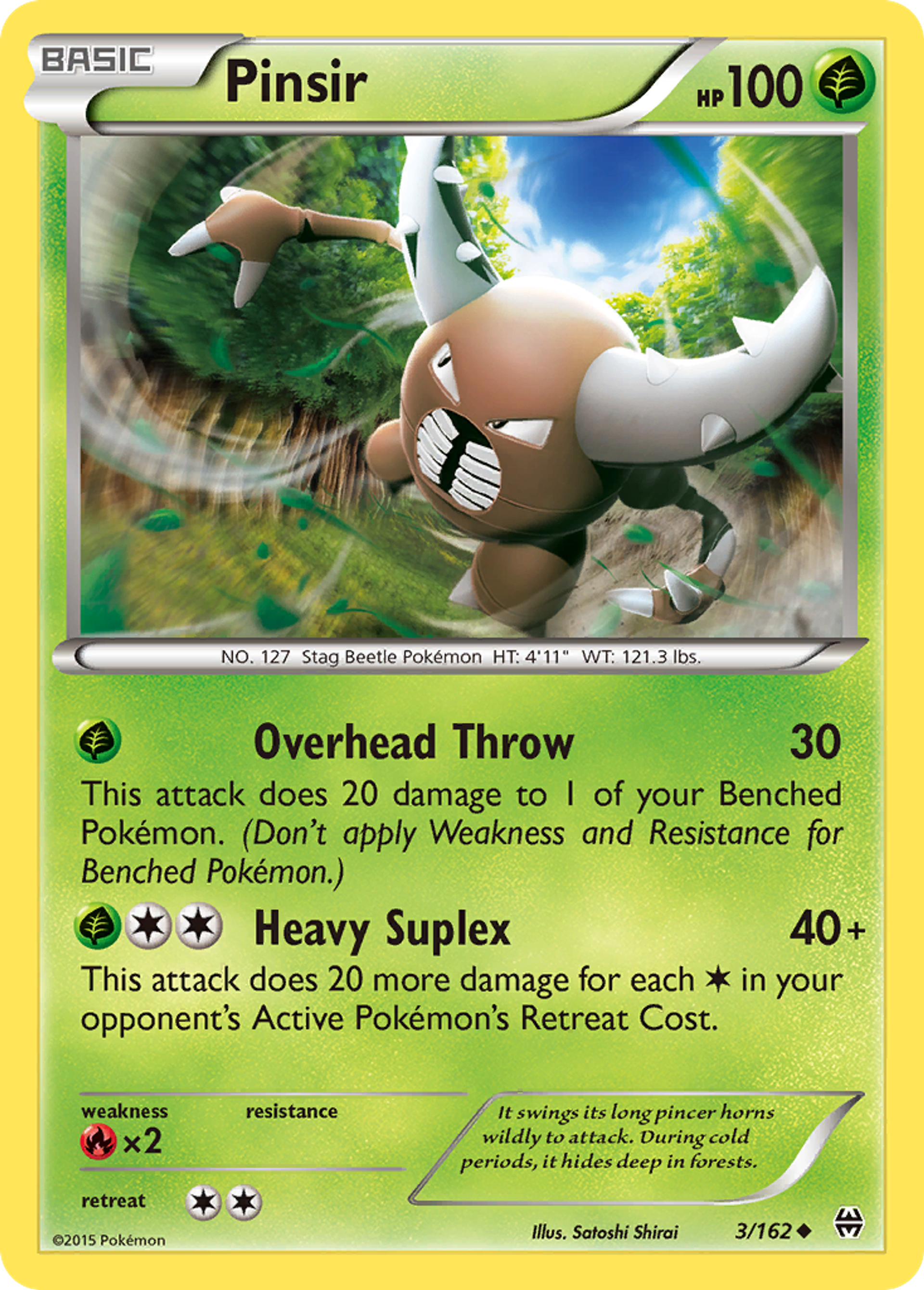 Pinsir — XY - BREAKthrough — Pokemon