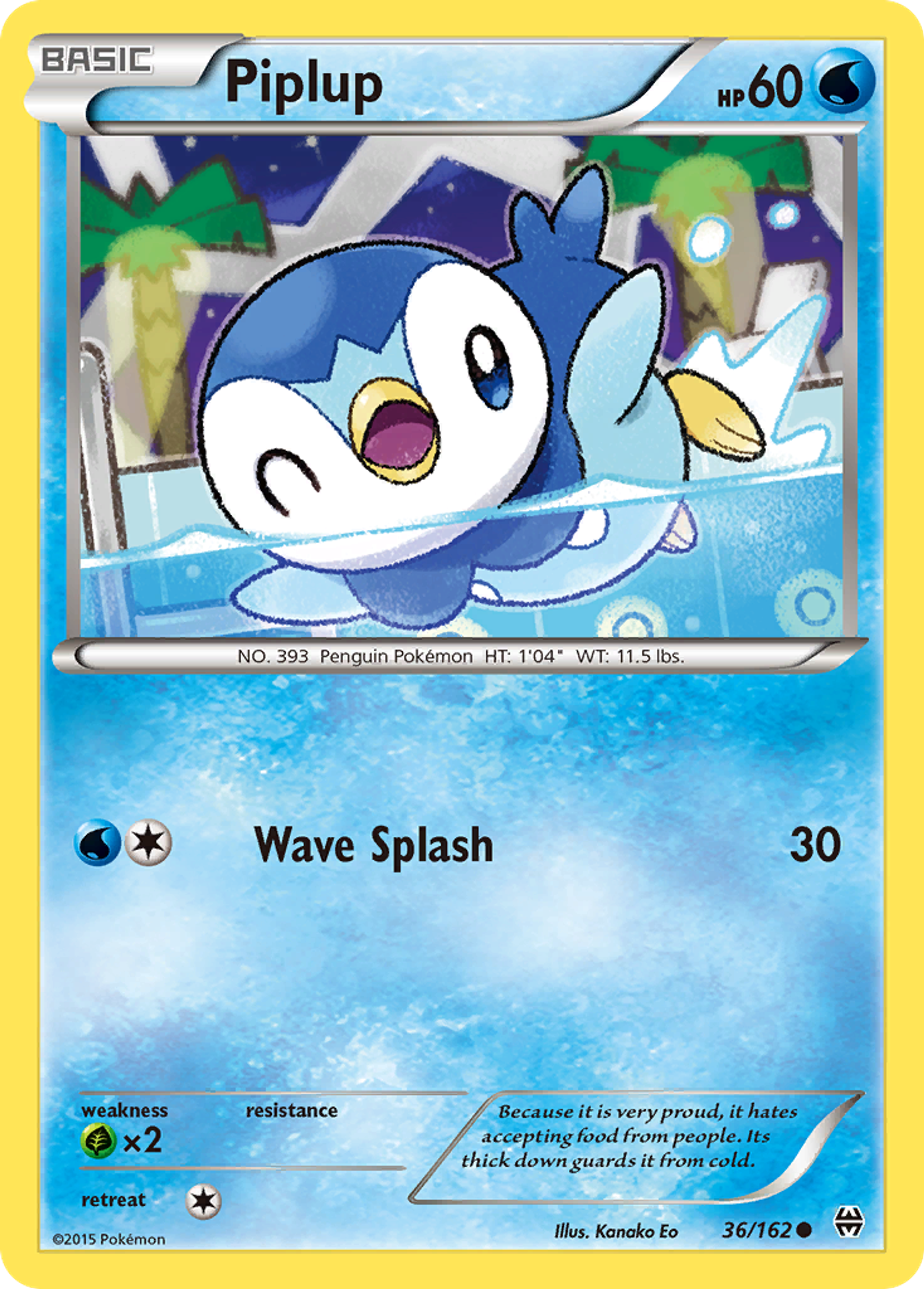 Piplup — XY - BREAKthrough — Pokemon