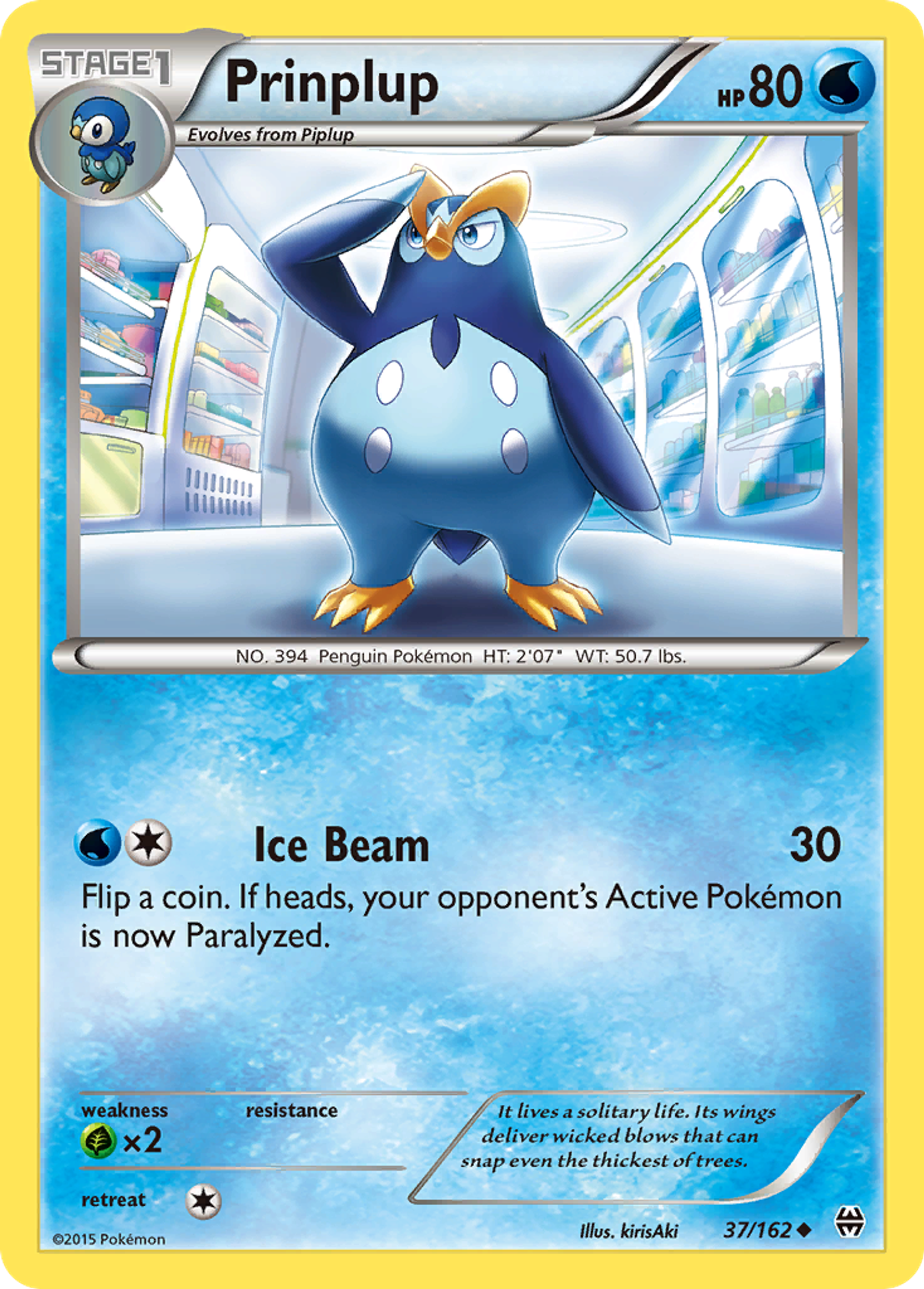 Prinplup — XY - BREAKthrough — Pokemon