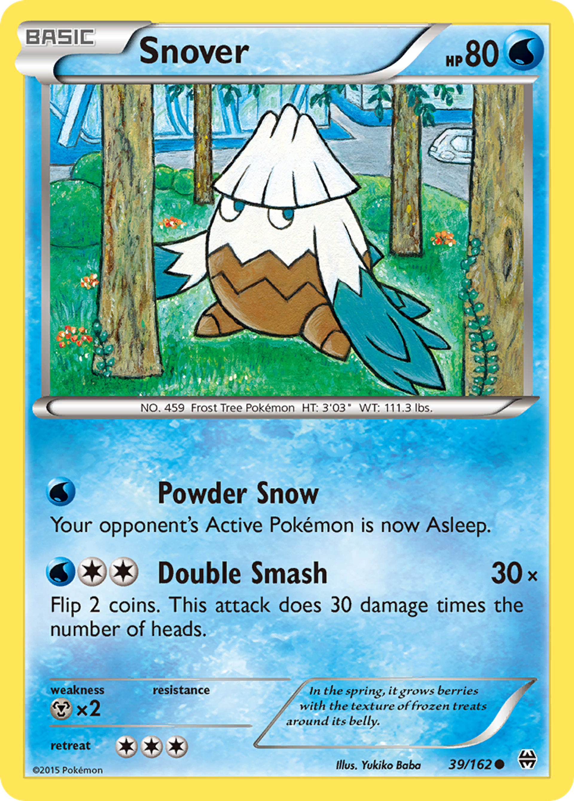 Snover — XY - BREAKthrough — Pokemon