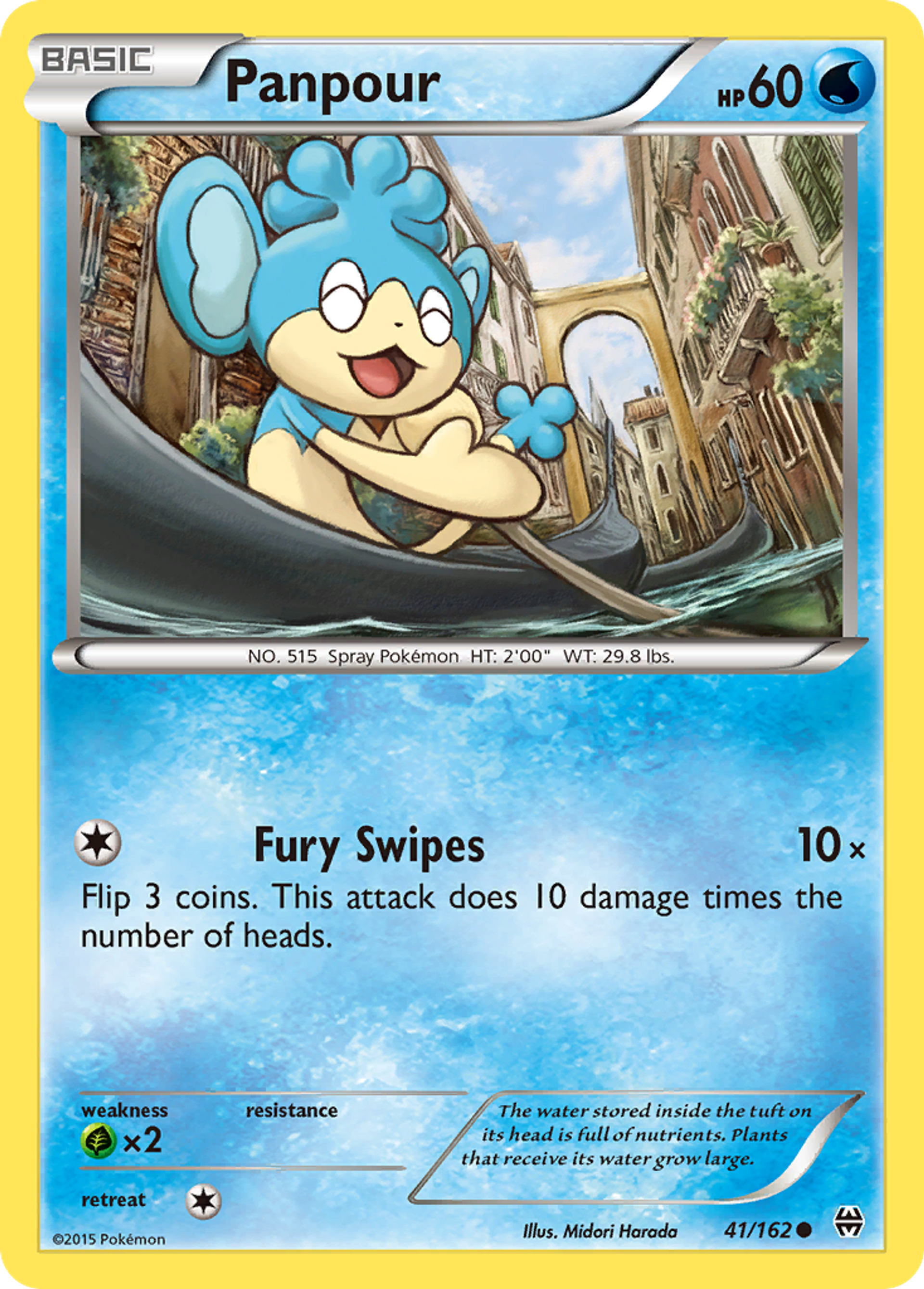 Panpour — XY - BREAKthrough — Pokemon