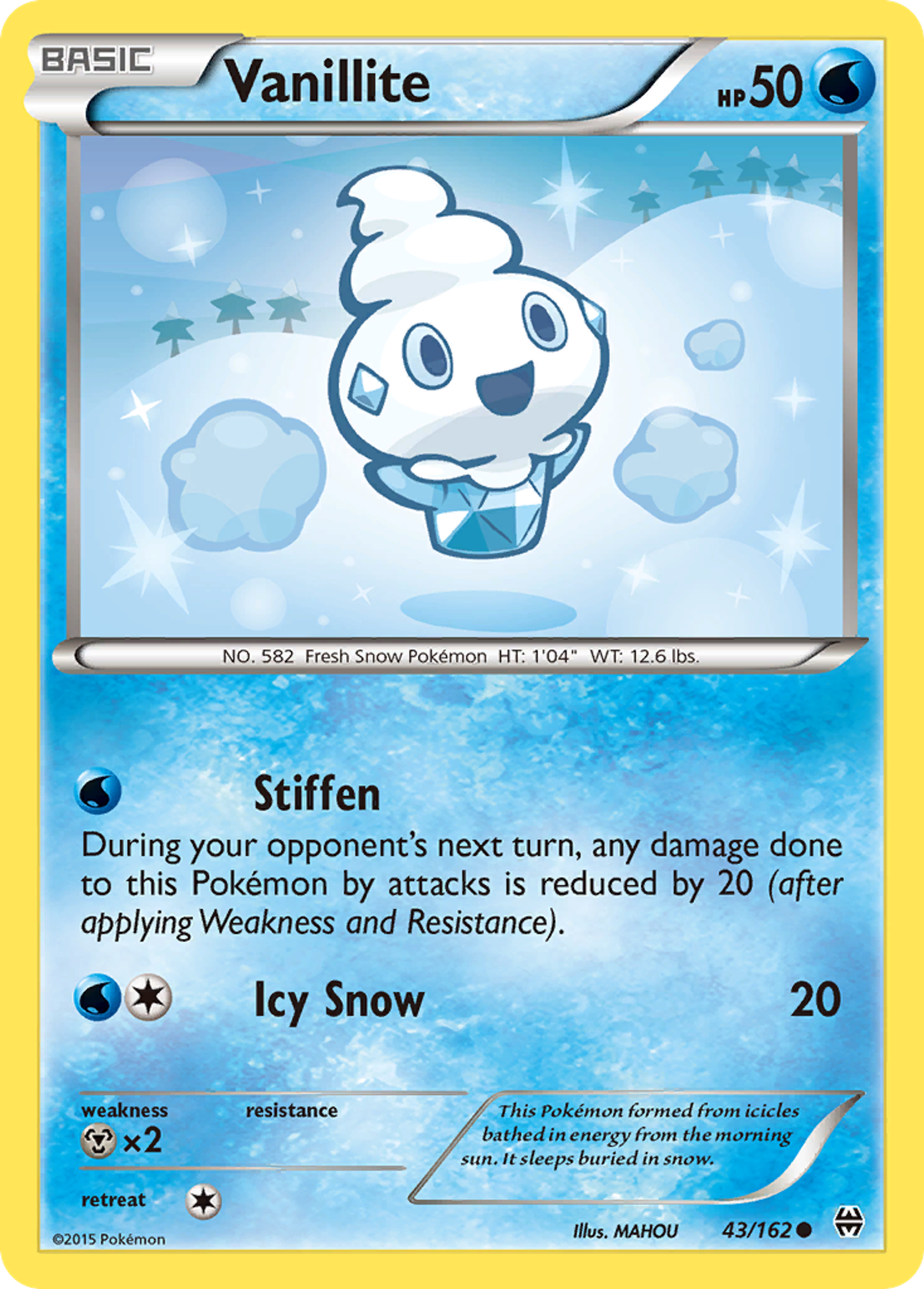 Vanillite — XY - BREAKthrough — Pokemon