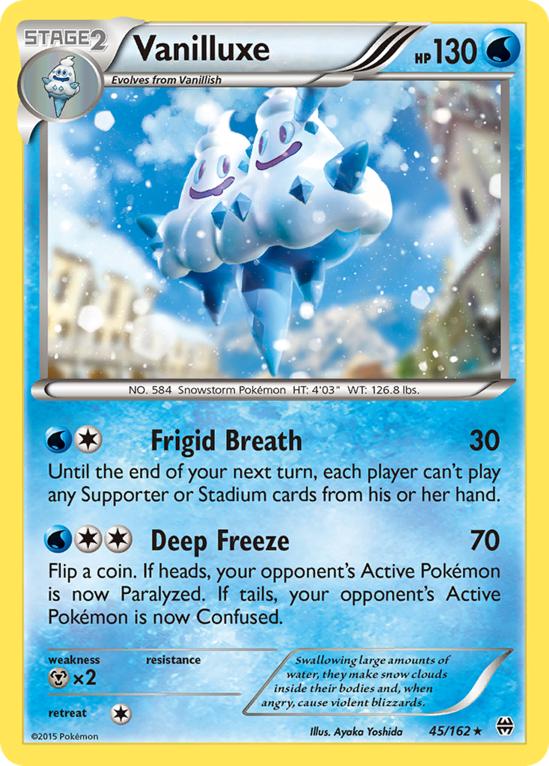 Vanilluxe — XY - BREAKthrough — Pokemon