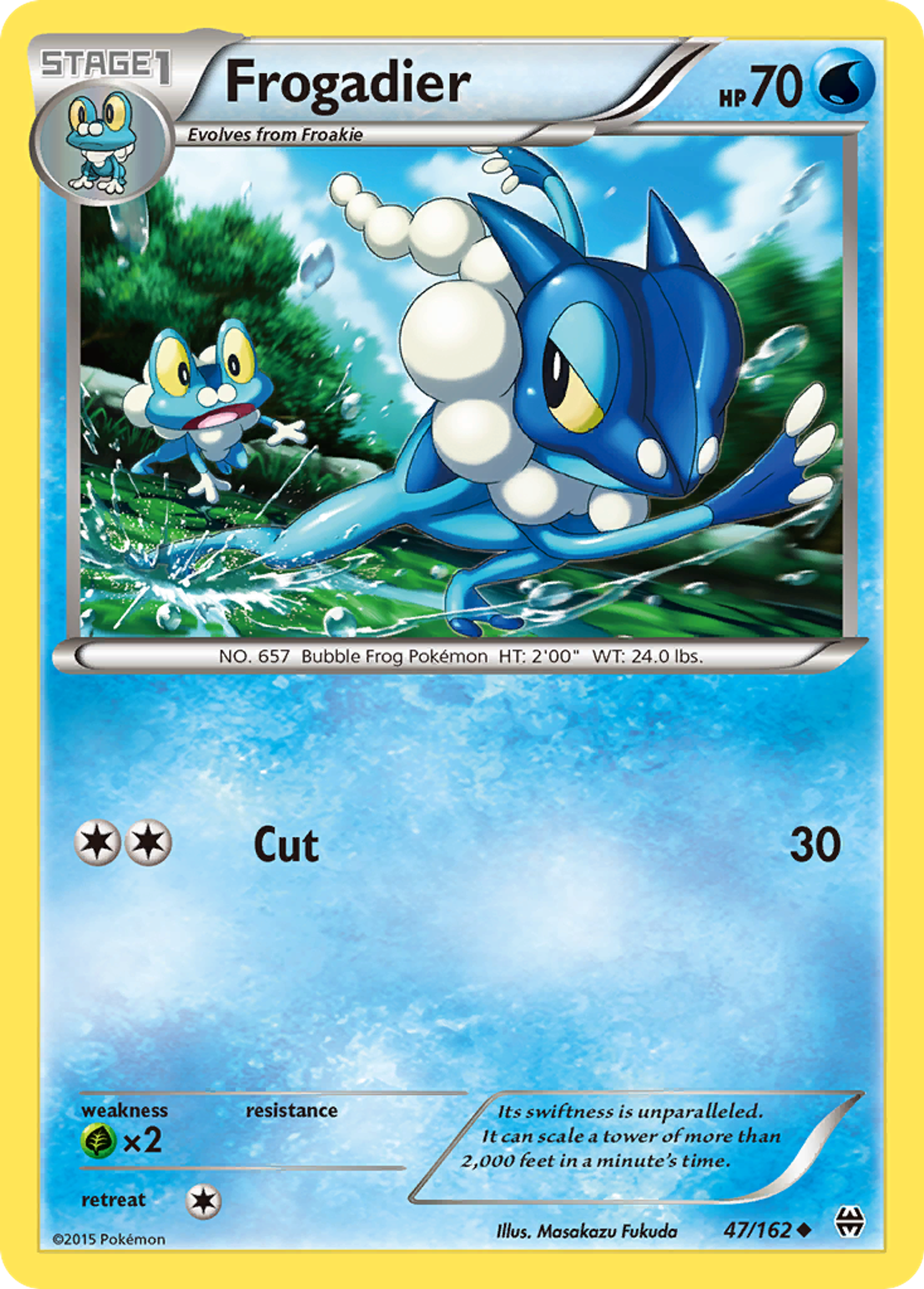 Frogadier — XY - BREAKthrough — Pokemon