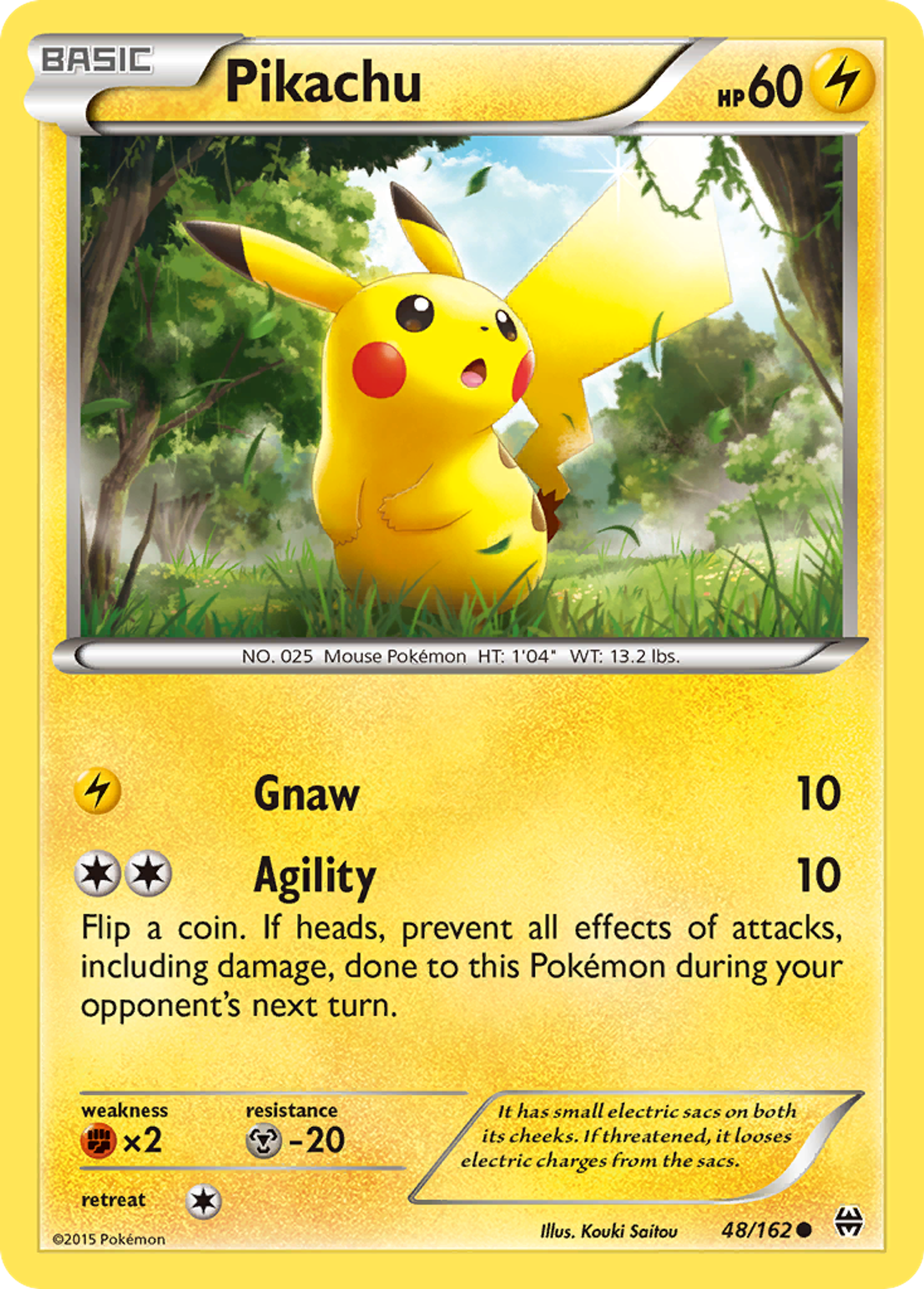 Pikachu — XY - BREAKthrough — Pokemon