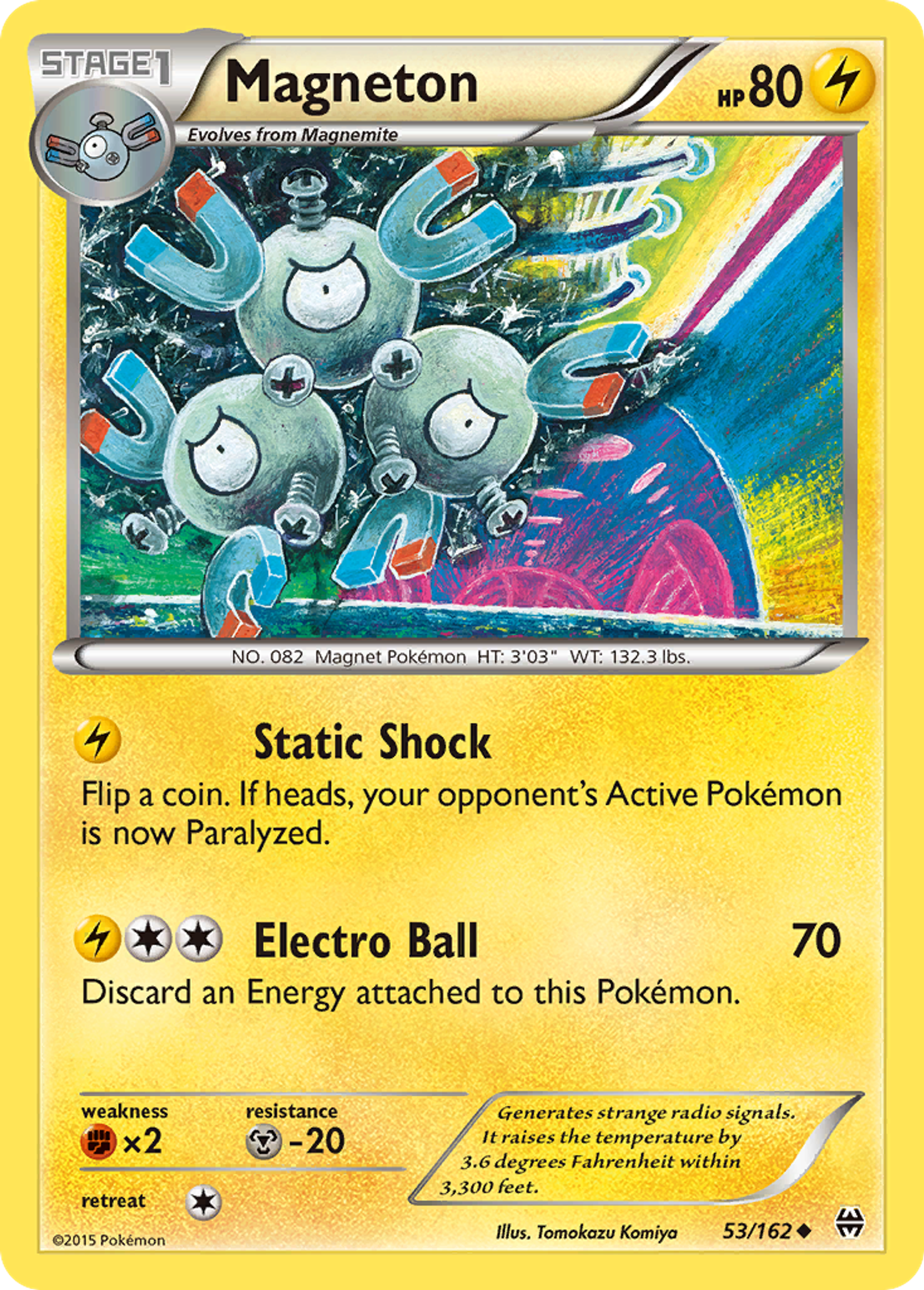 Magneton — XY - BREAKthrough — Pokémon