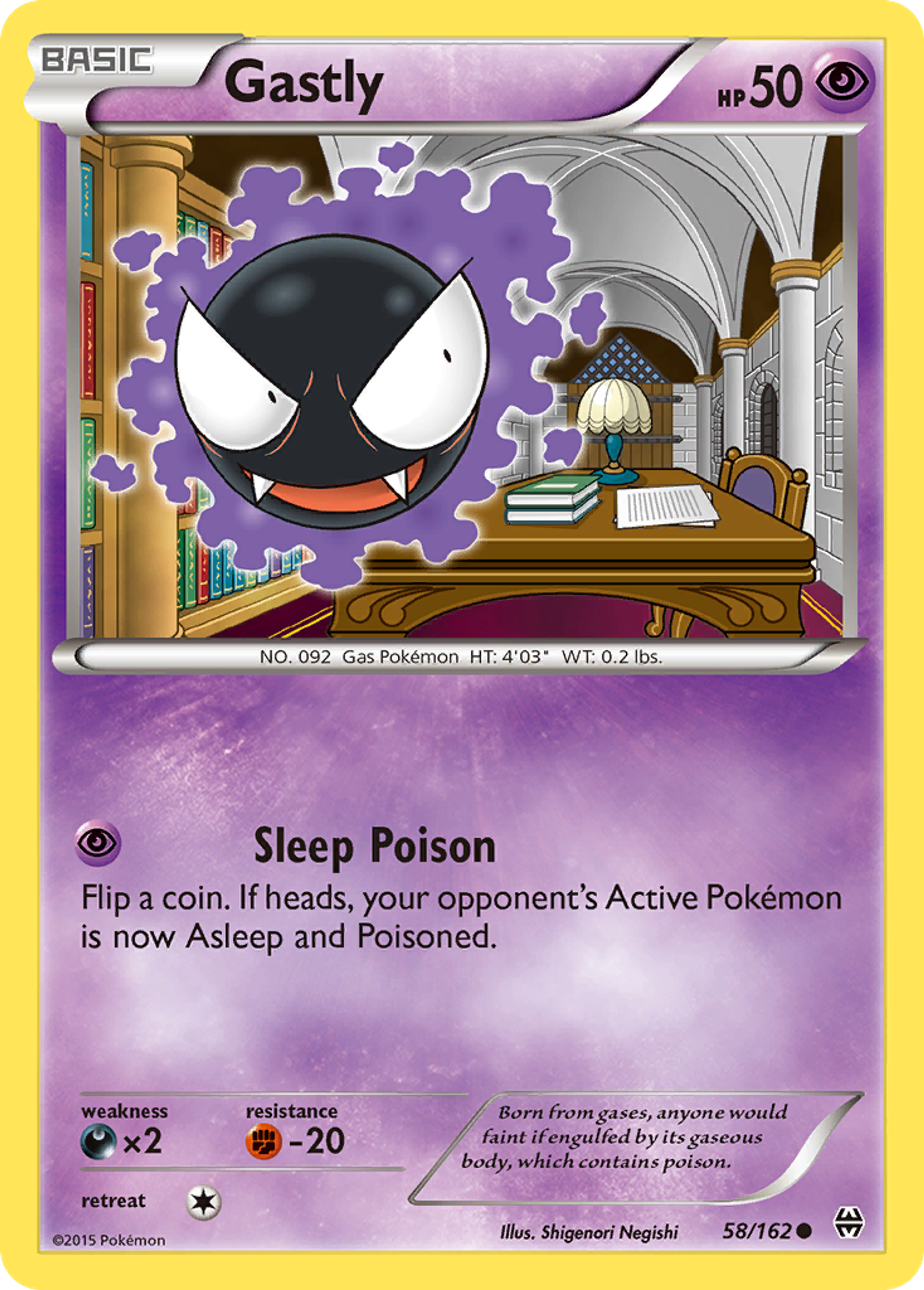 Gastly — XY - BREAKthrough — Pokémon