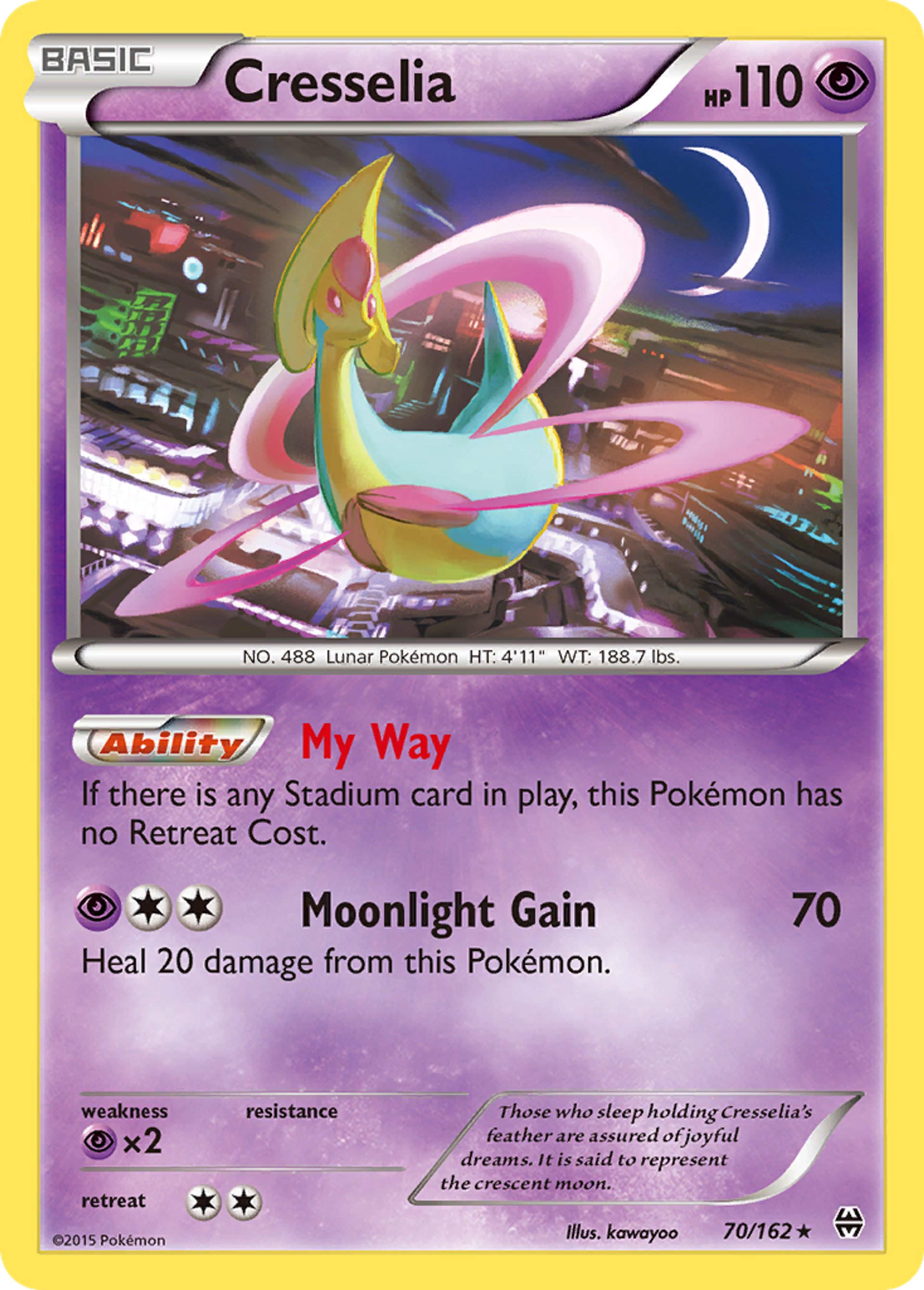 Cresselia — XY - BREAKthrough — Pokemon