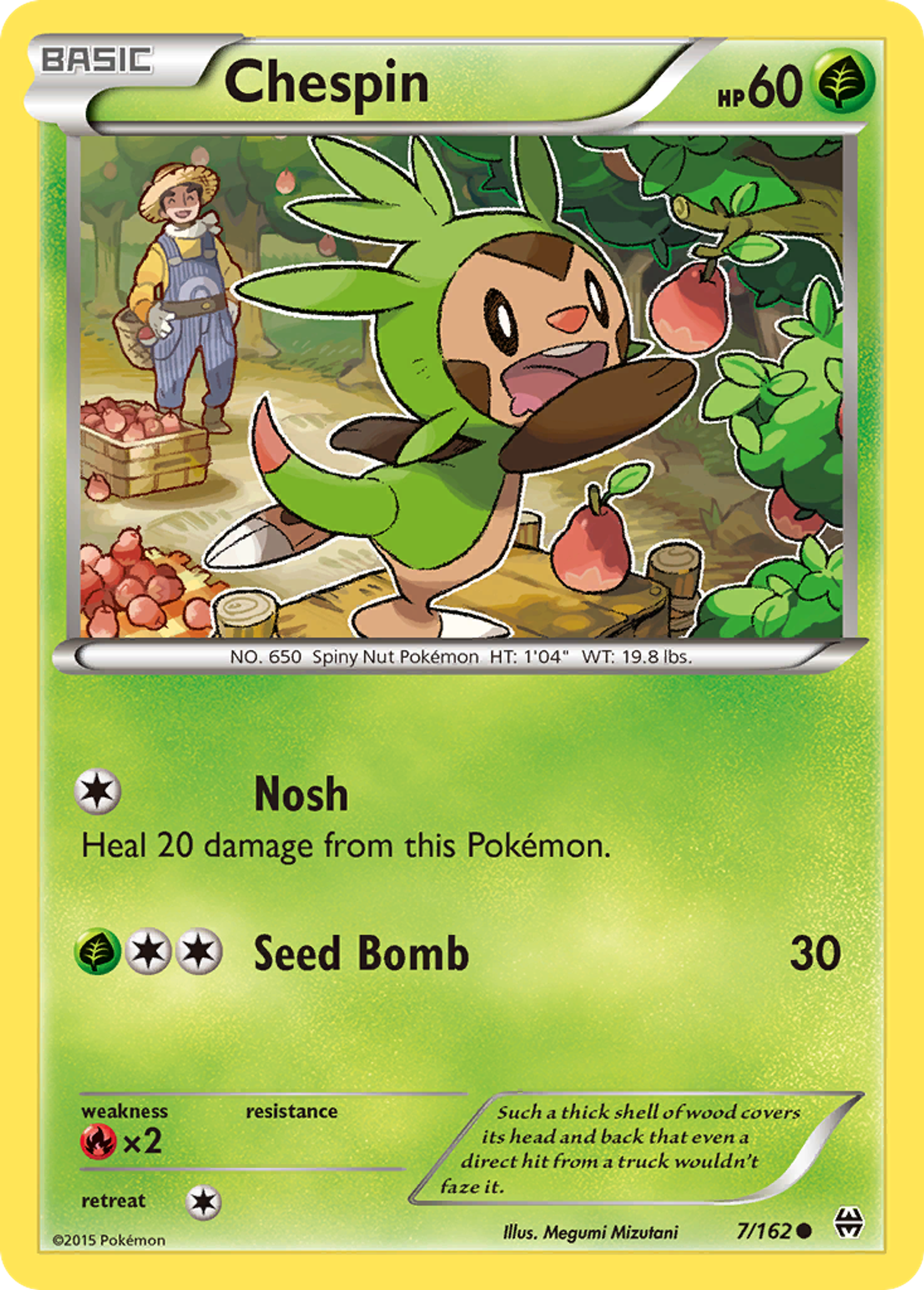 Chespin — XY - BREAKthrough — Pokemon