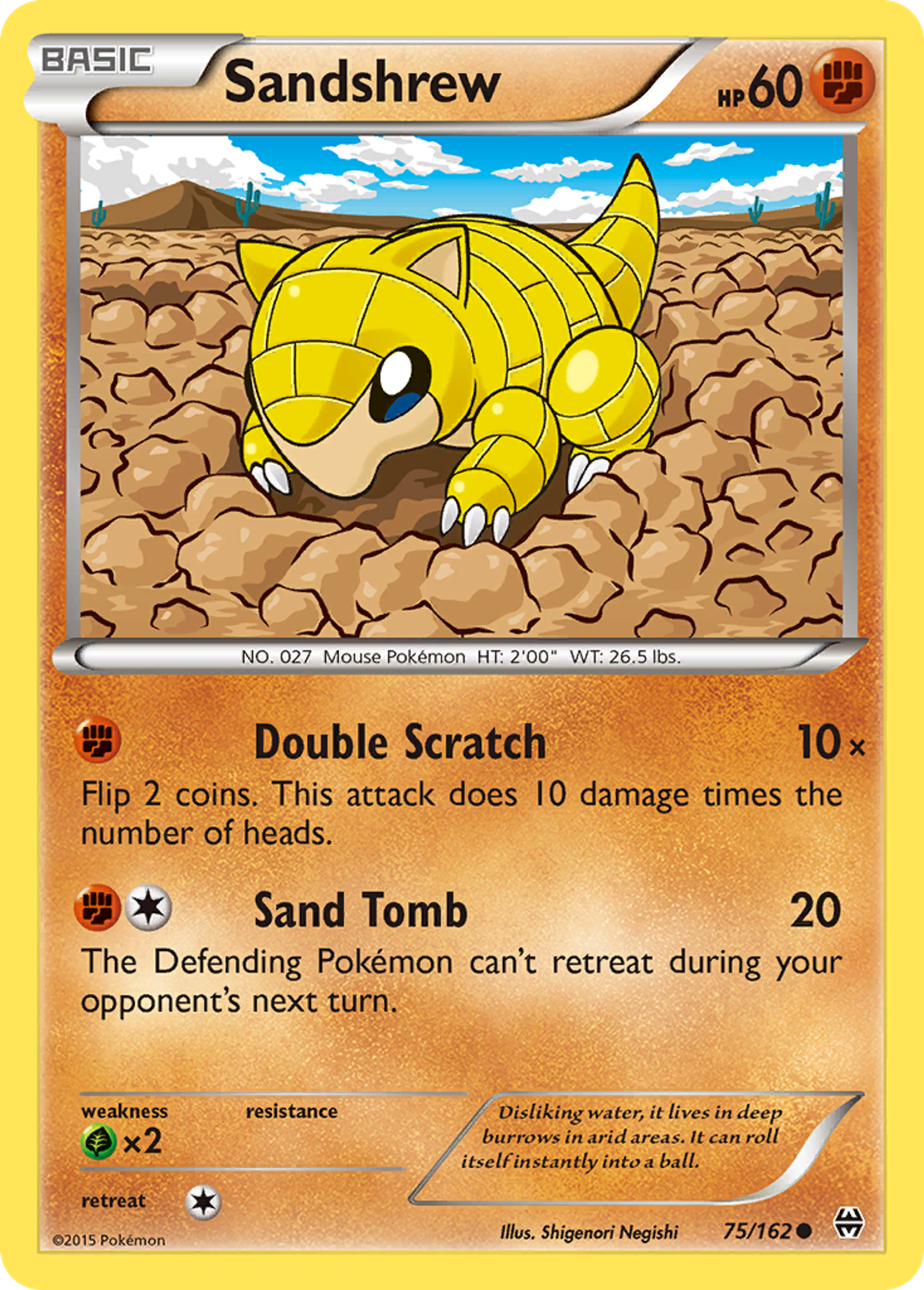 Sandshrew — XY - BREAKthrough — Pokémon