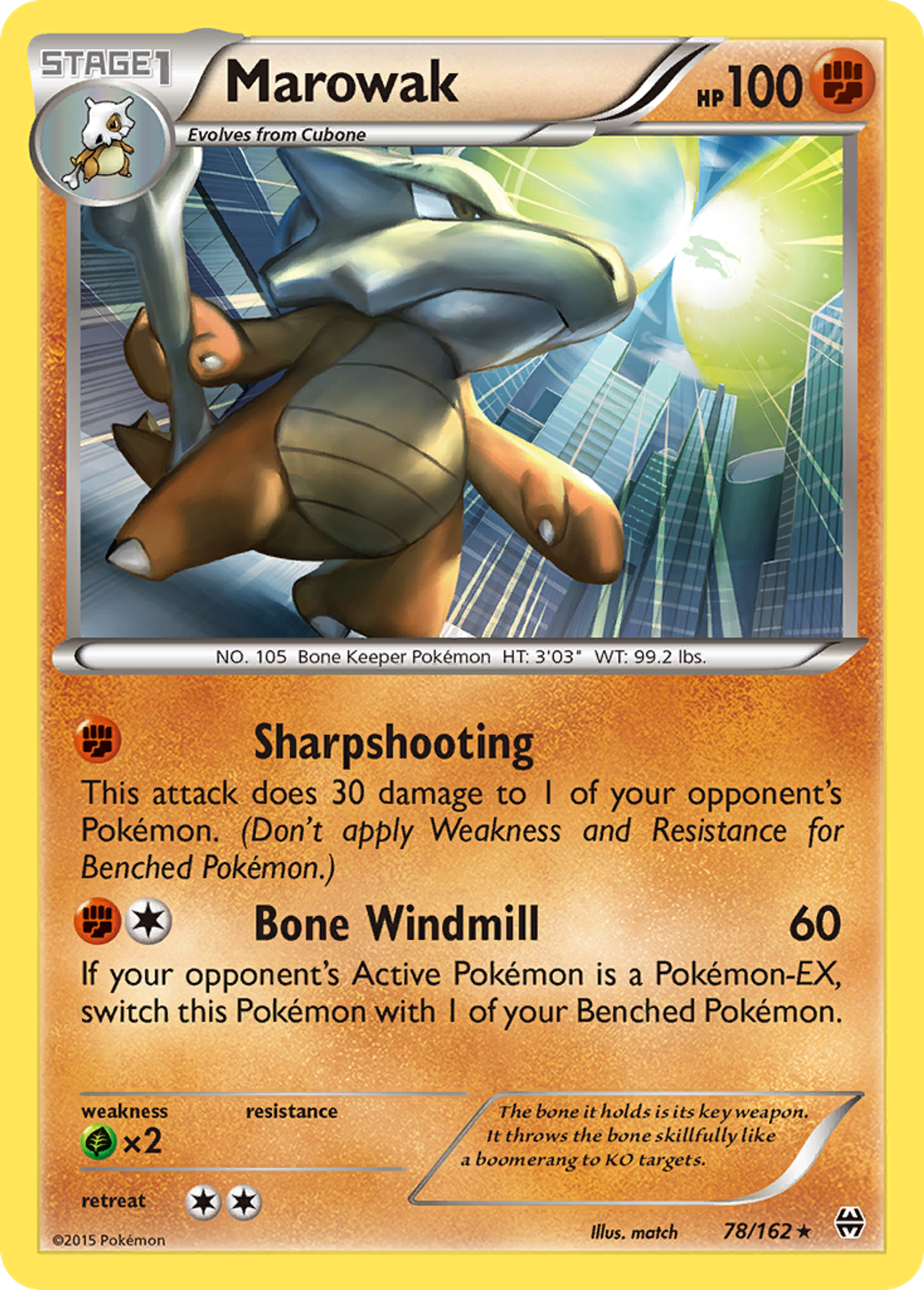 Marowak — XY - BREAKthrough — Pokemon