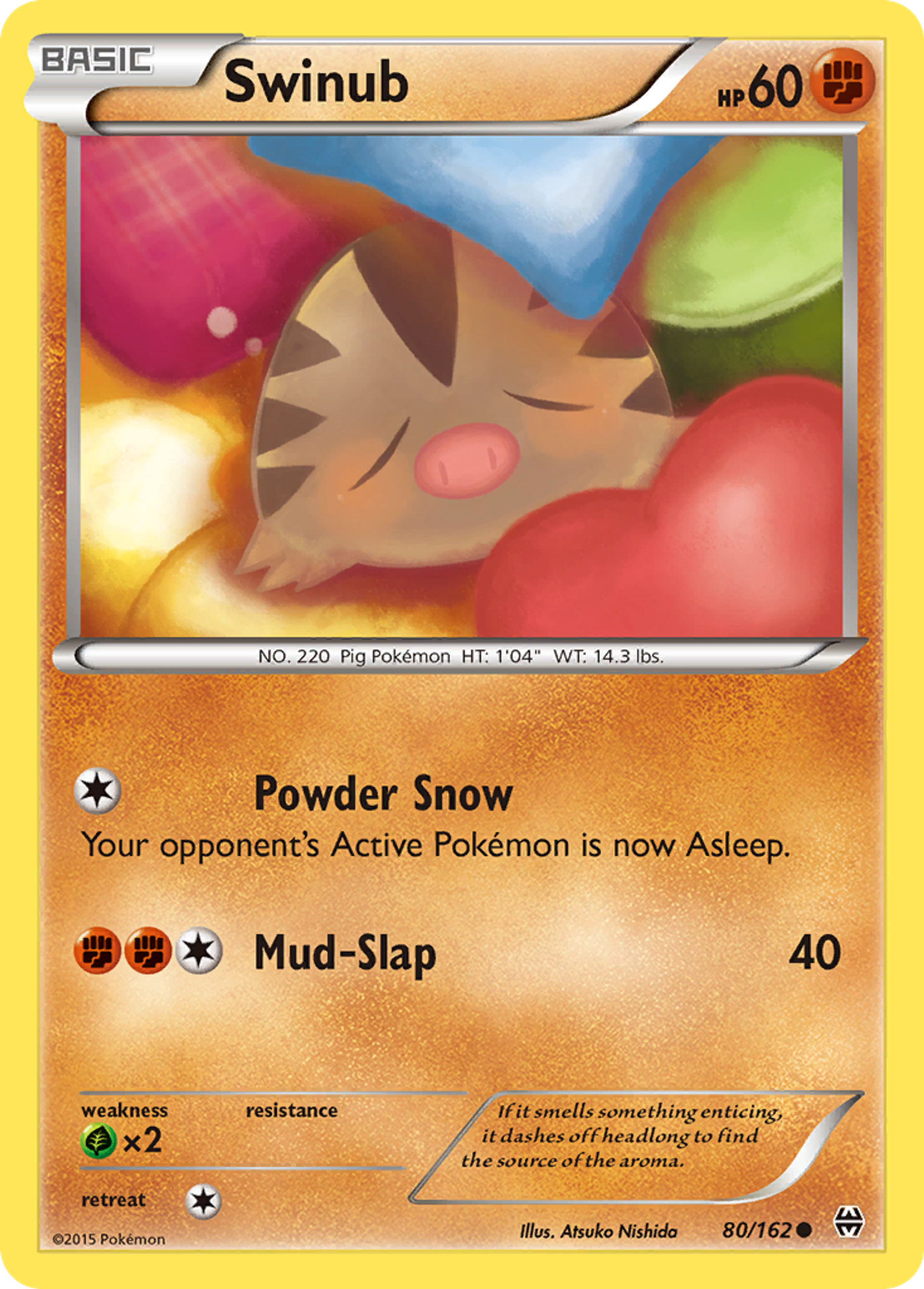 Swinub — XY - BREAKthrough — Pokemon