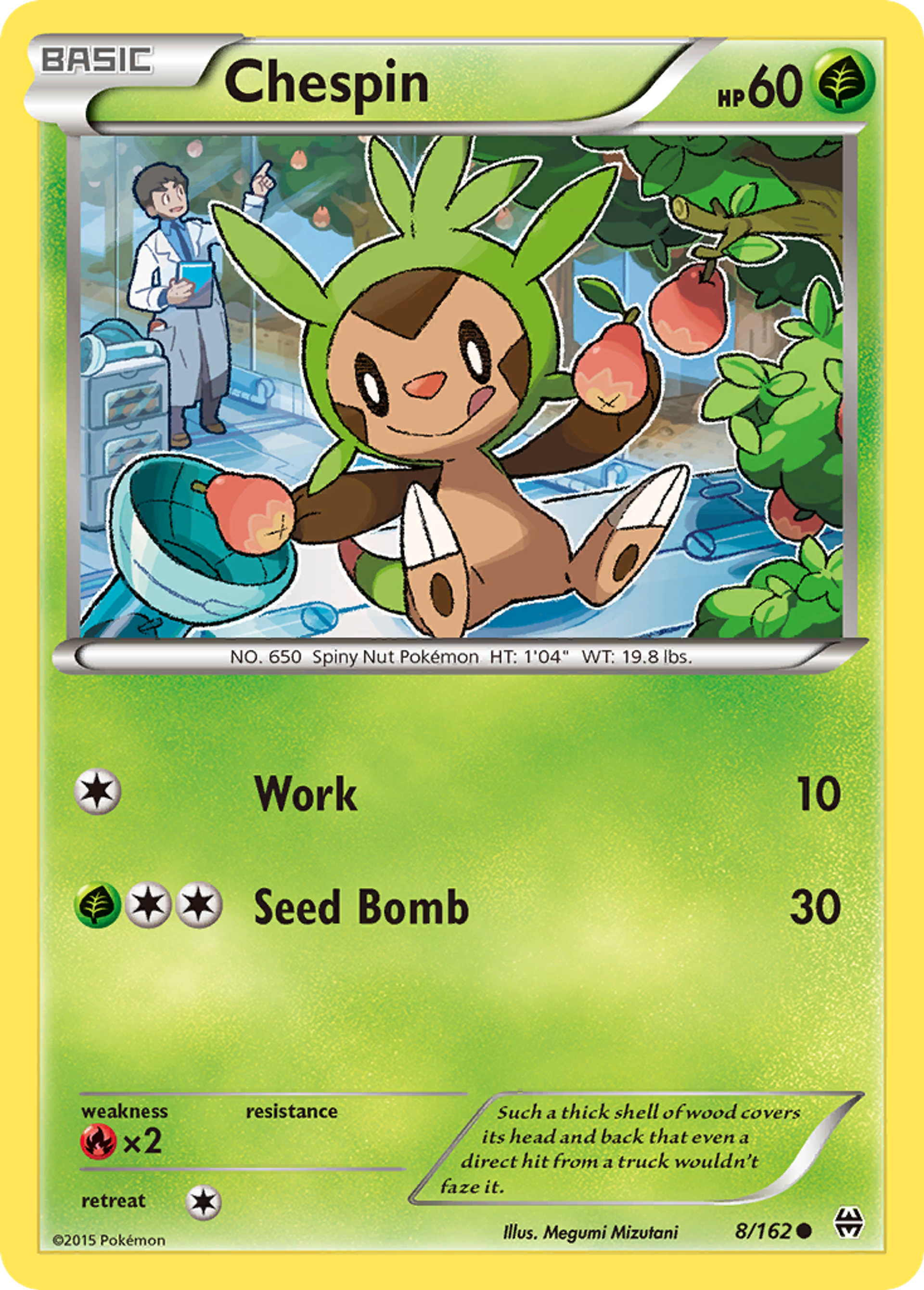 Chespin — XY - BREAKthrough — Pokemon