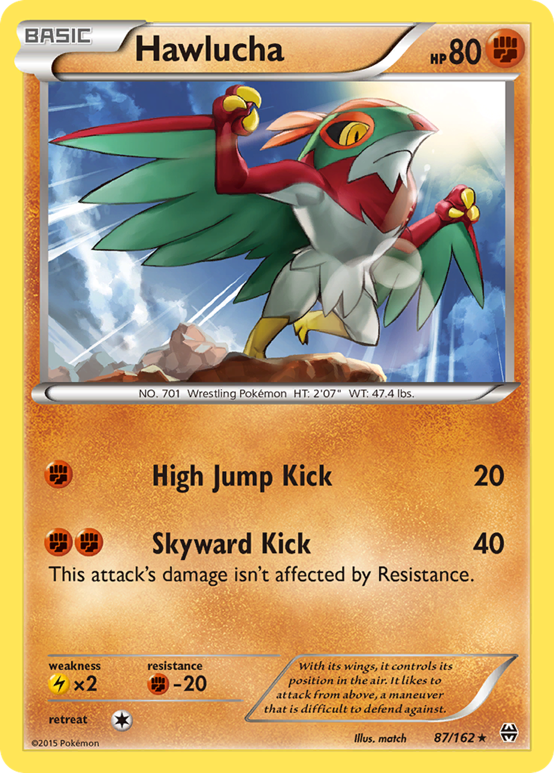 Hawlucha — XY - BREAKthrough — Pokemon