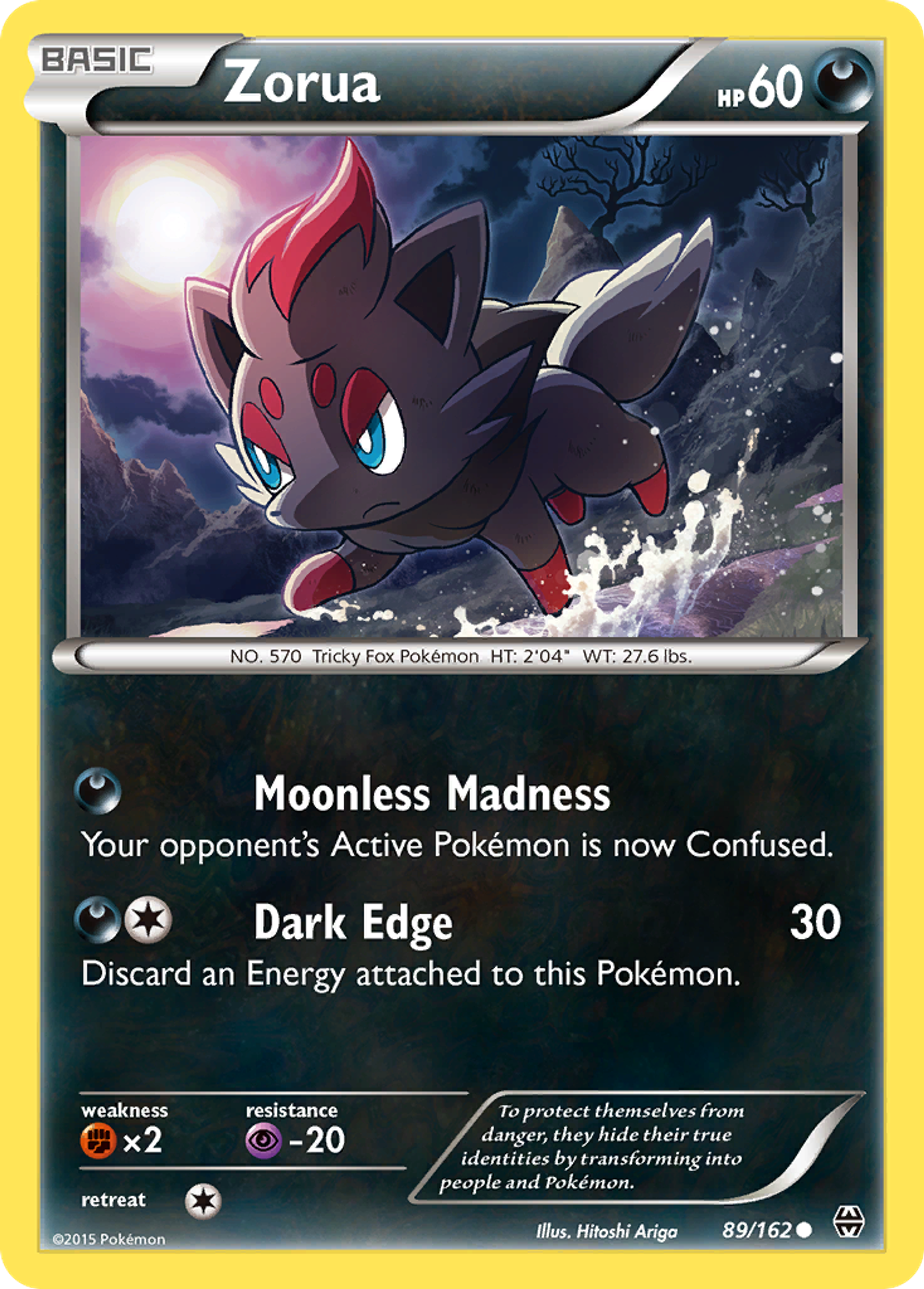 Zorua — XY - BREAKthrough — Pokemon