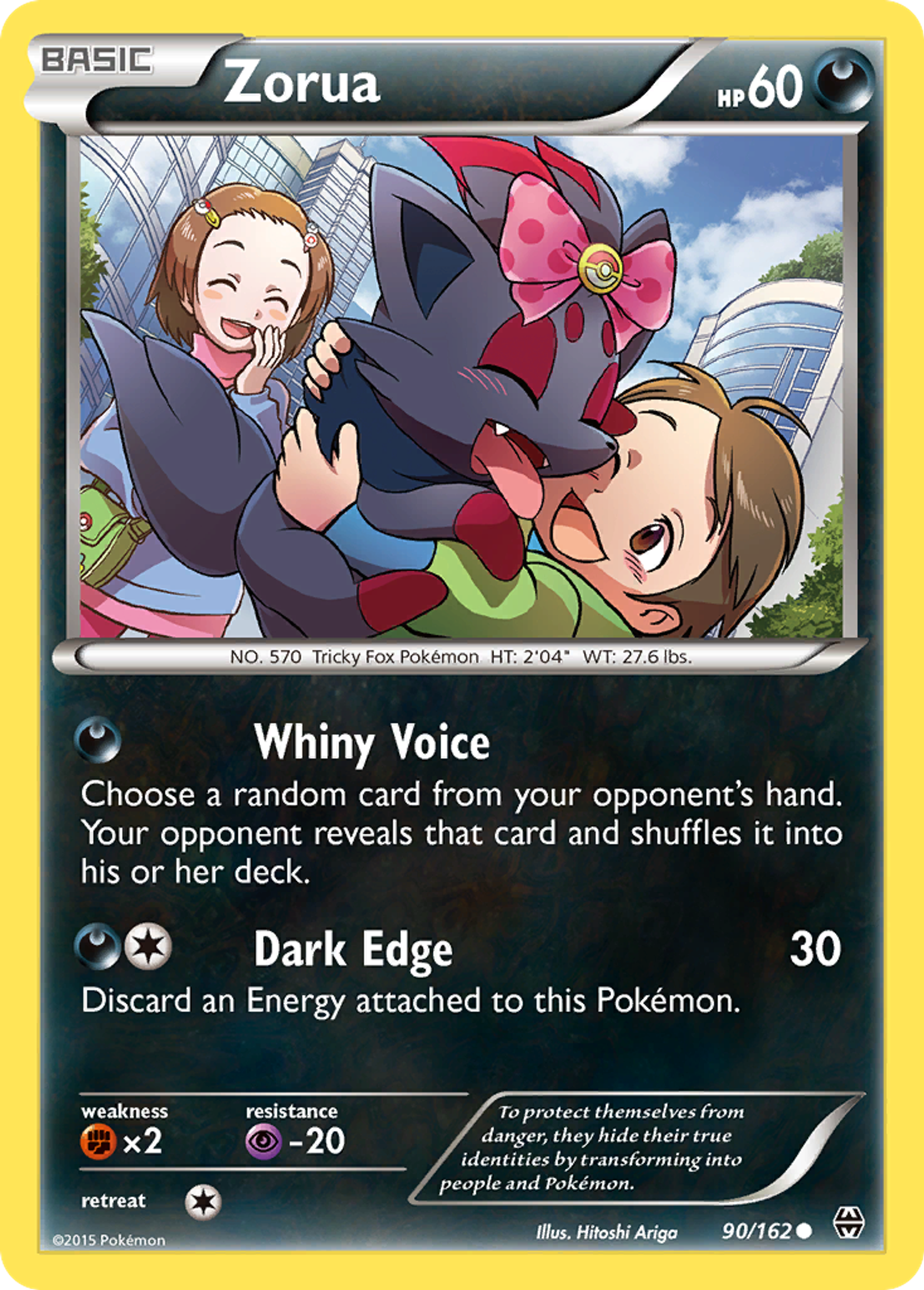 Zorua — XY - BREAKthrough — Pokemon