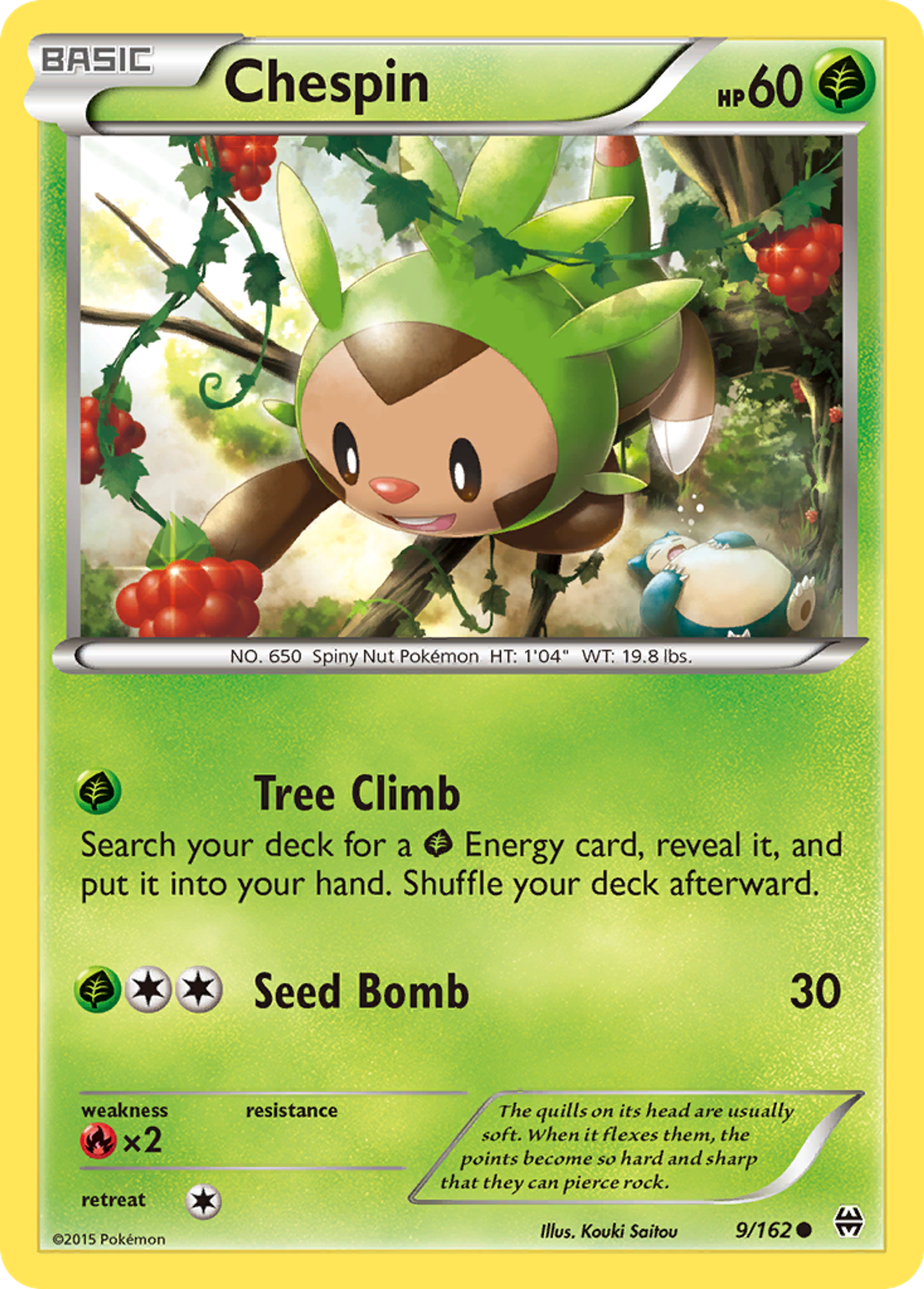 Chespin — XY - BREAKthrough — Pokemon