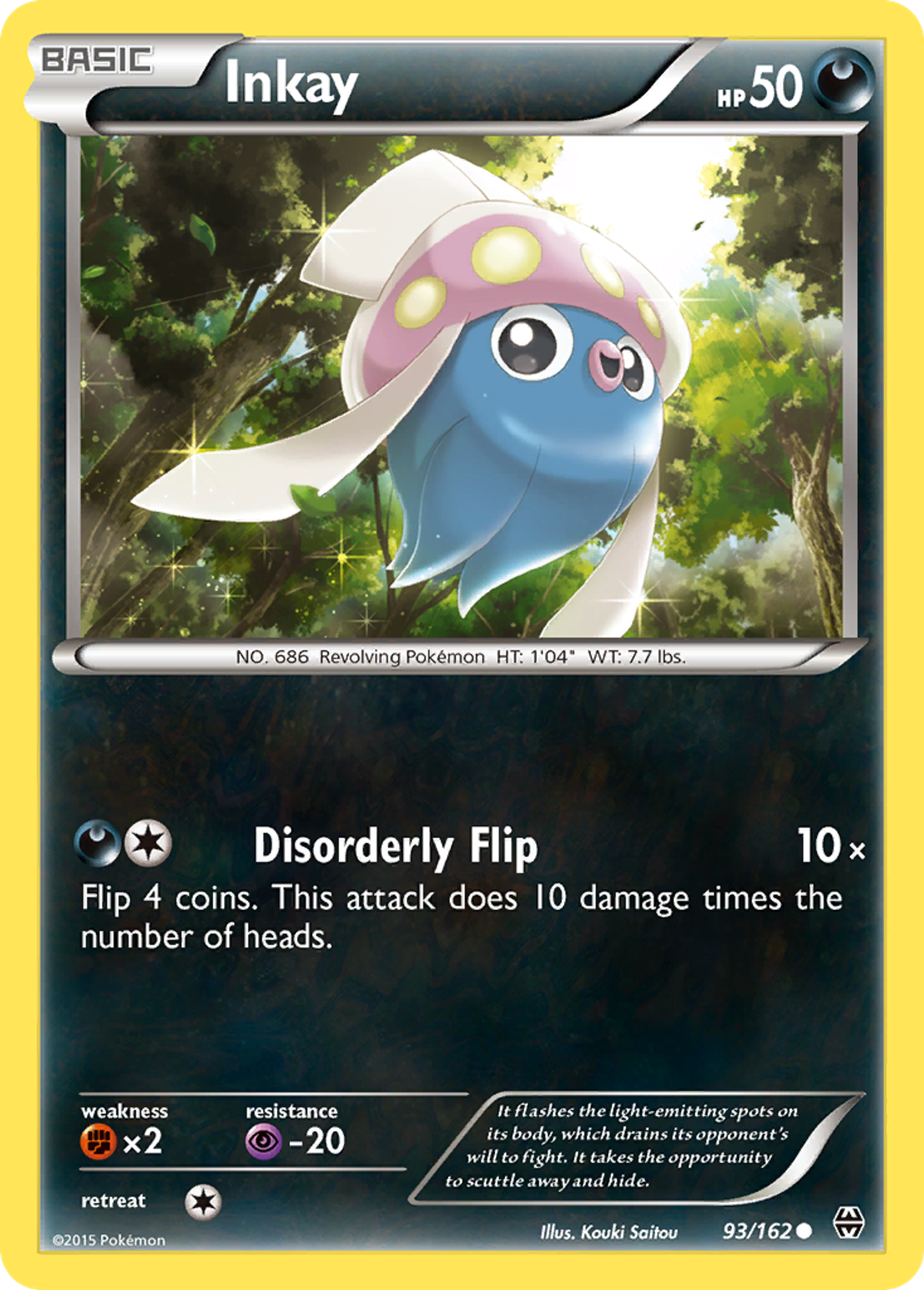Inkay — XY - BREAKthrough — Pokémon