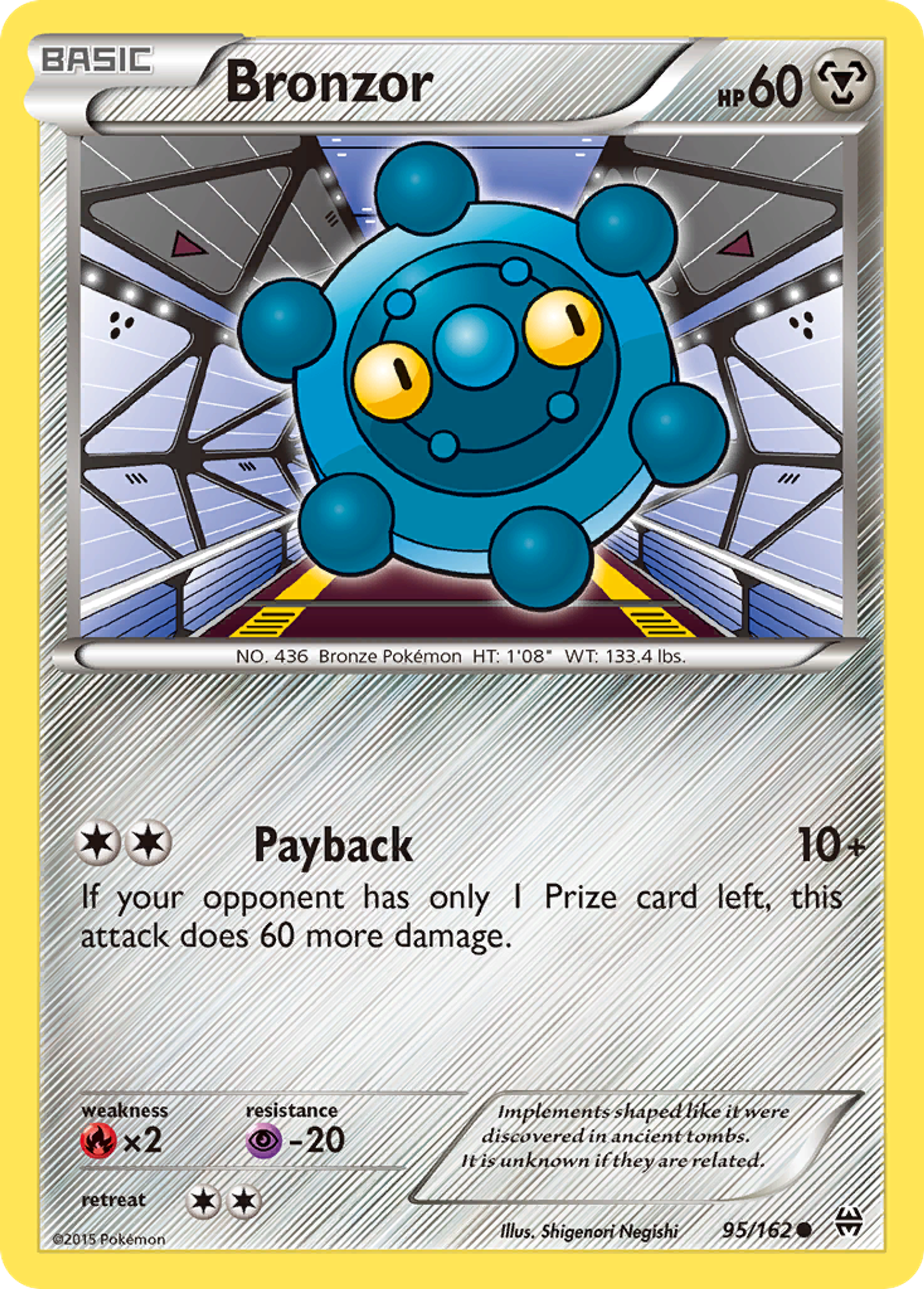 Bronzor — XY - BREAKthrough — Pokémon