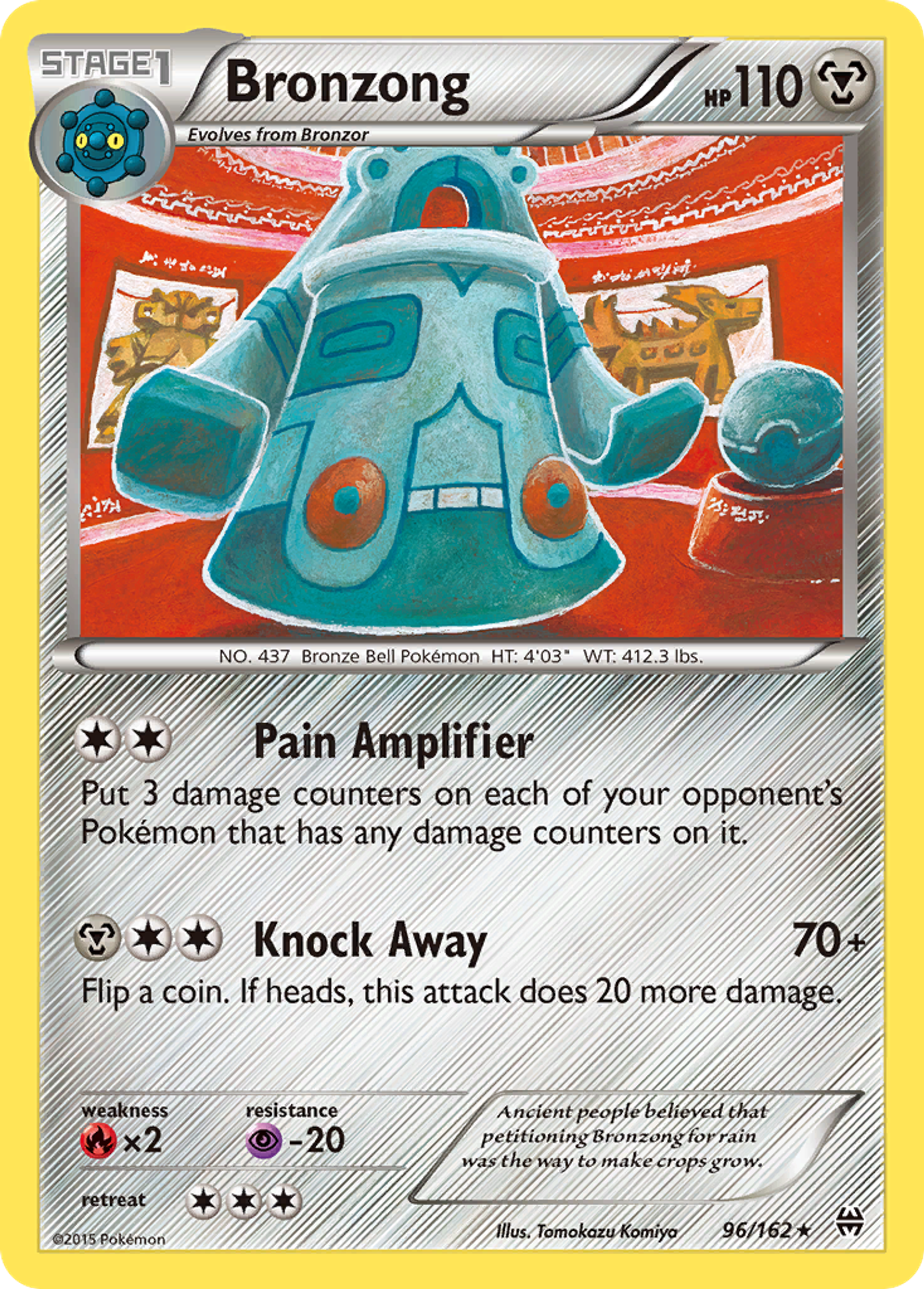 Bronzong — XY - BREAKthrough — Pokemon