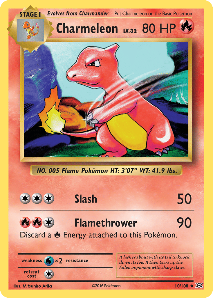 Charmeleon — XY - Evolutions — Pokemon
