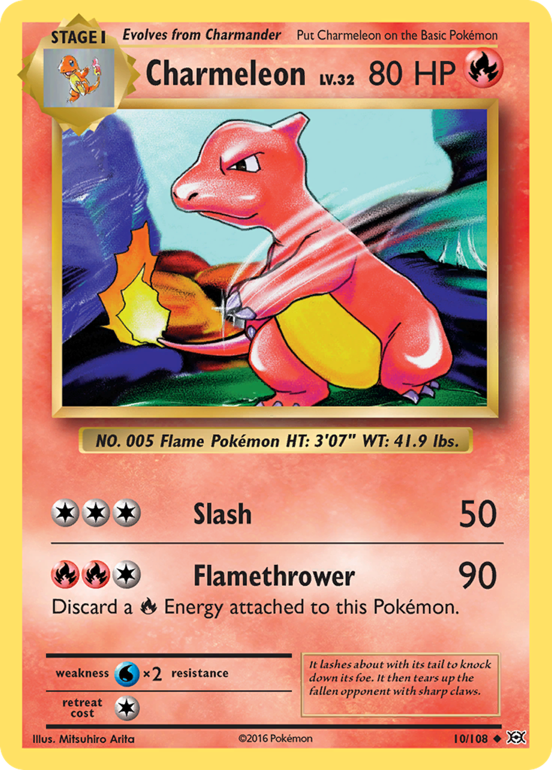 Charmeleon — XY - Evolutions — Pokemon