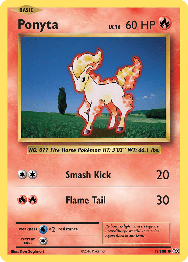 Ponyta — XY - Evolutions — Pokemon