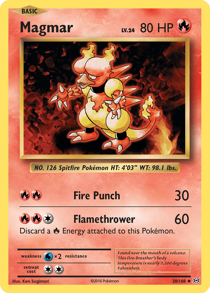 Magmar — XY - Evolutions — Pokemon