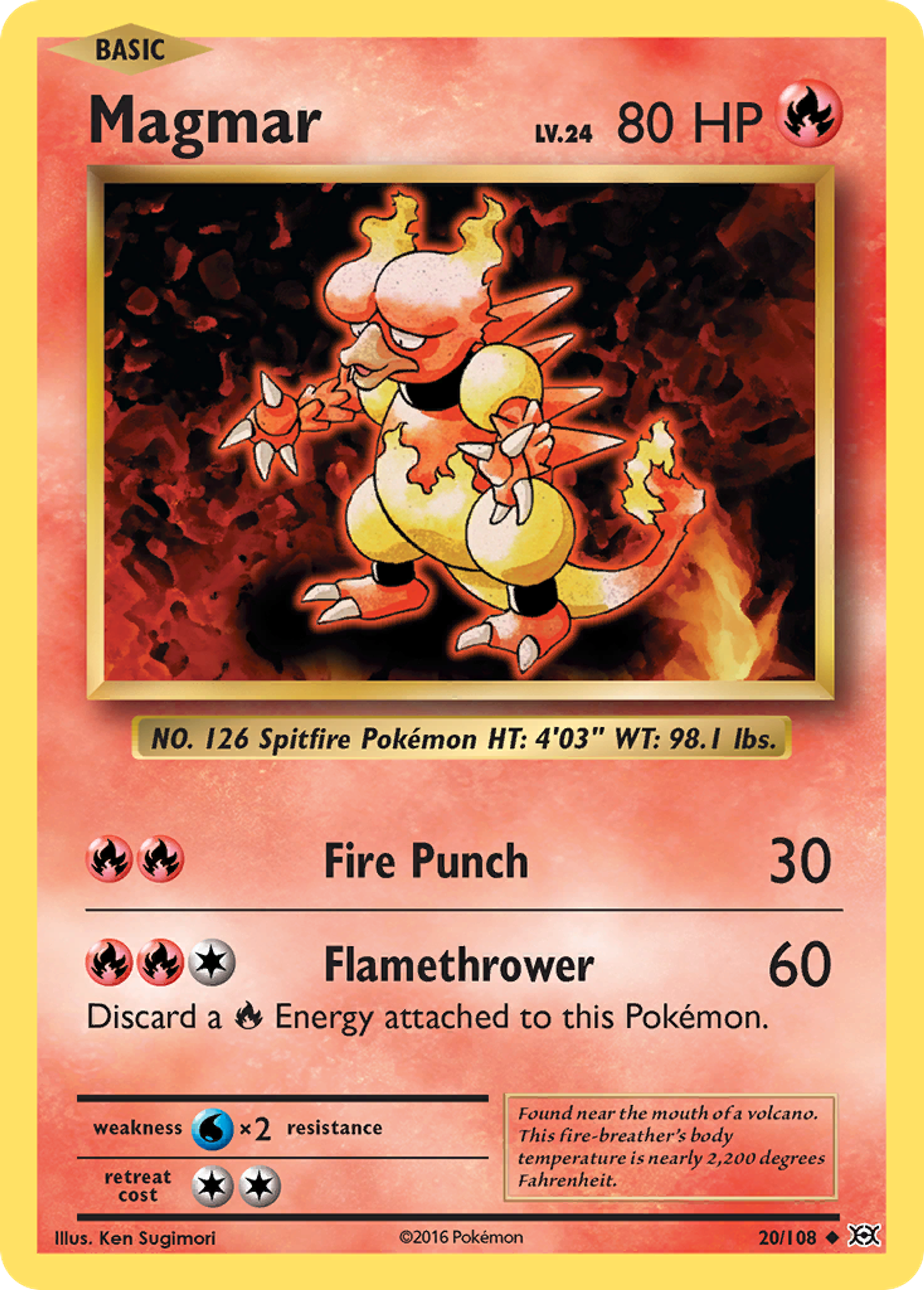 Magmar — XY - Evolutions — Pokemon