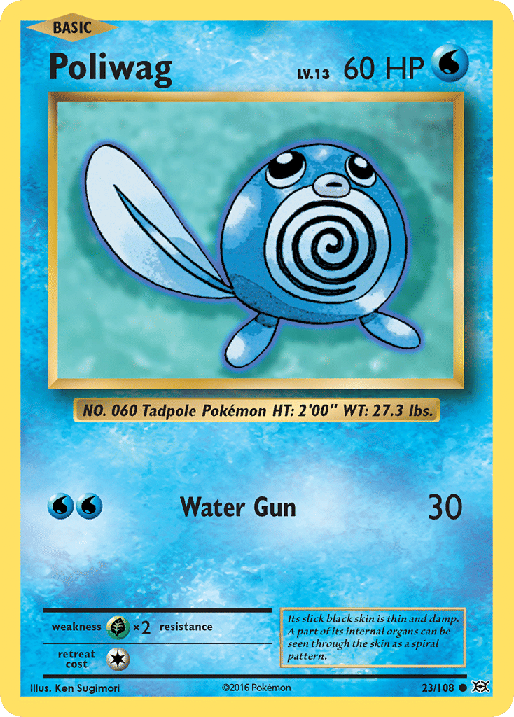 Poliwag — XY - Evolutions — Pokemon