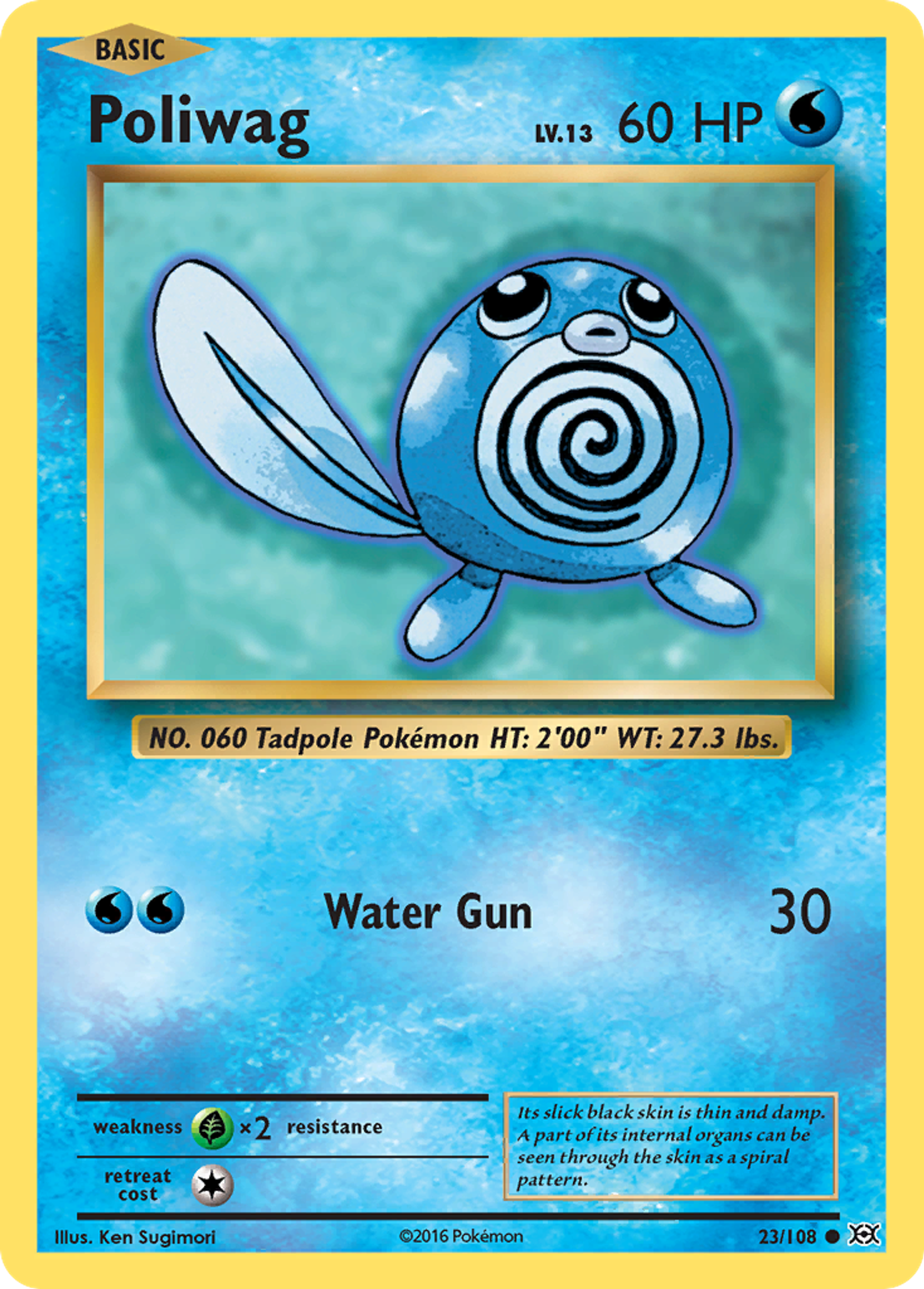 Poliwag — XY - Evolutions — Pokemon