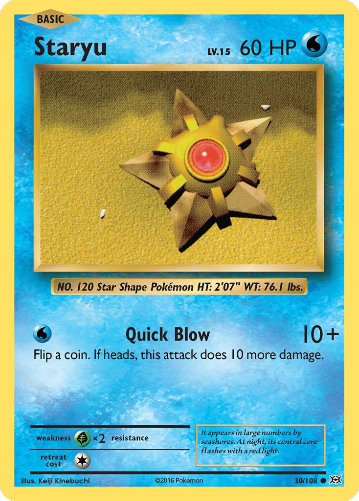Staryu — XY - Evolutions — Pokemon