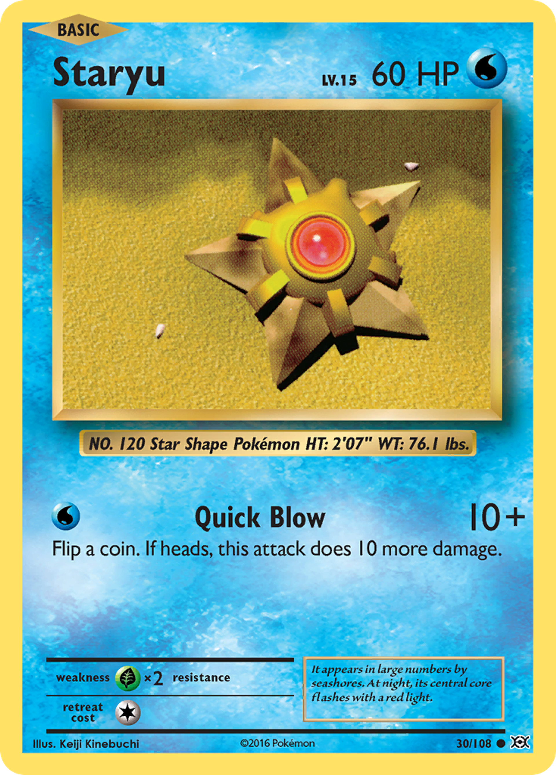 Staryu — XY - Evolutions — Pokemon