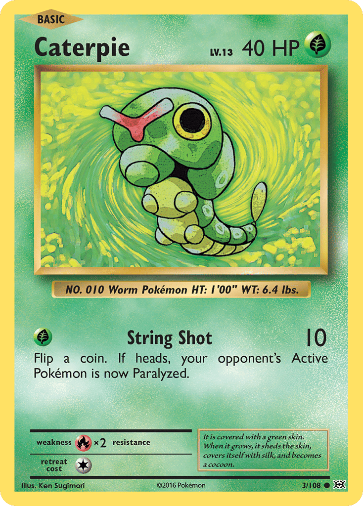 Caterpie — XY - Evolutions — Pokemon