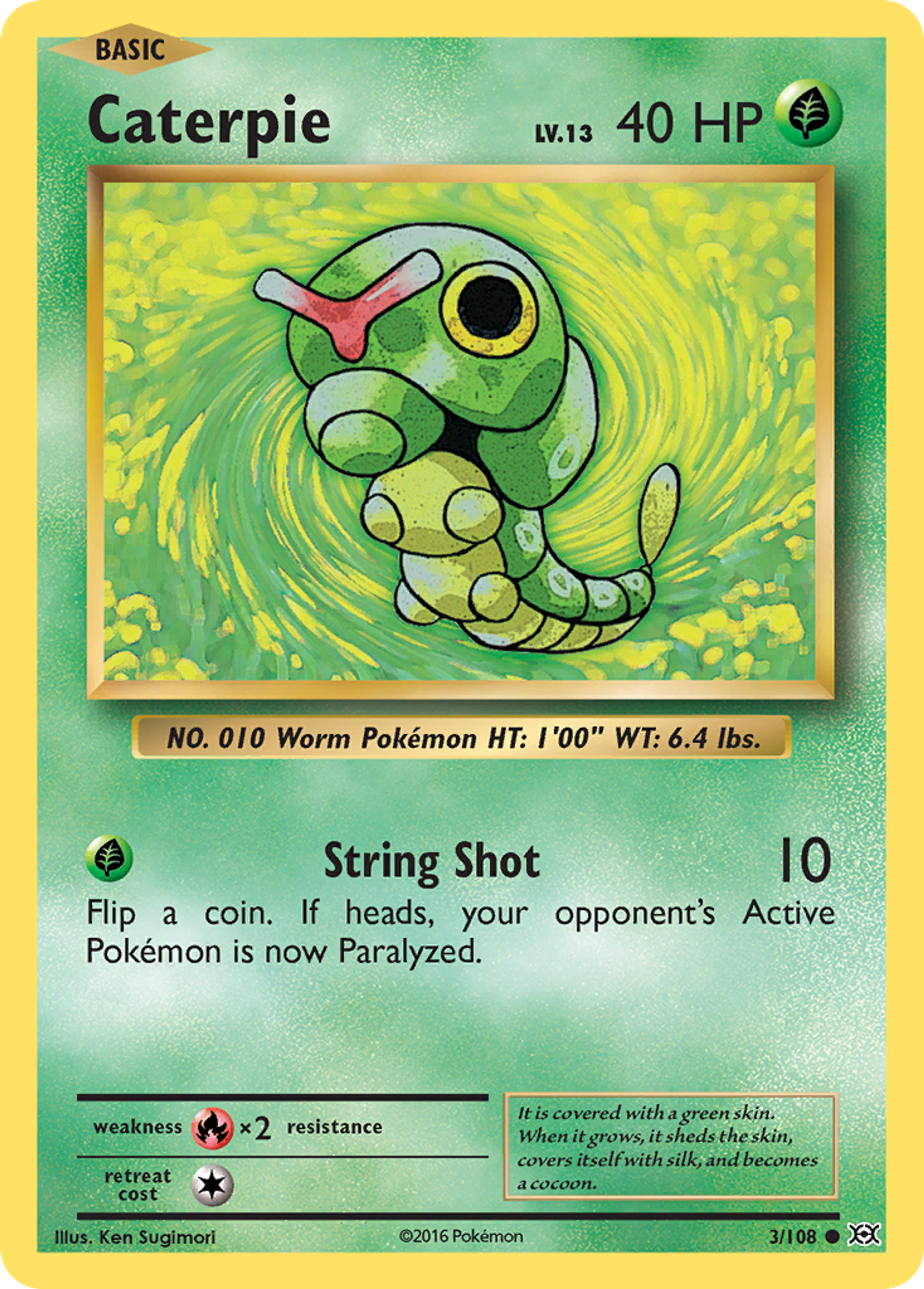 Caterpie — XY - Evolutions — Pokemon