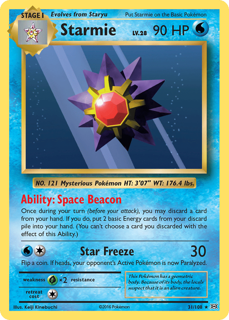 Starmie — XY - Evolutions — Pokemon