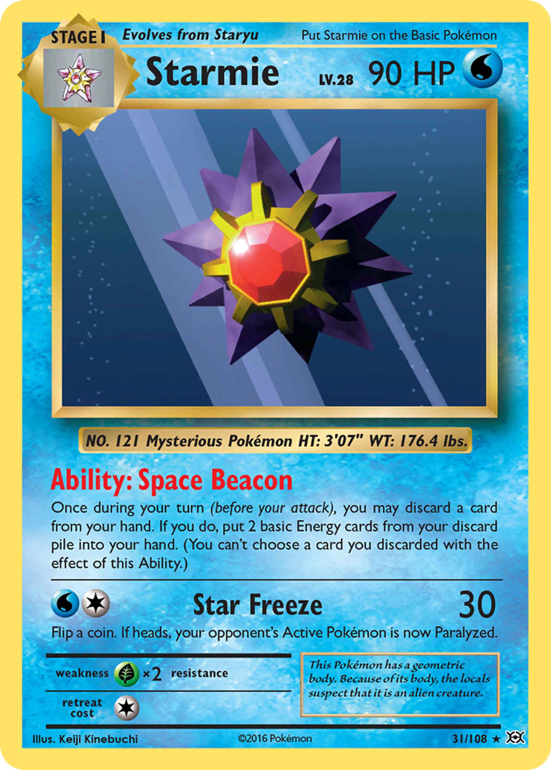 Starmie — XY - Evolutions — Pokemon